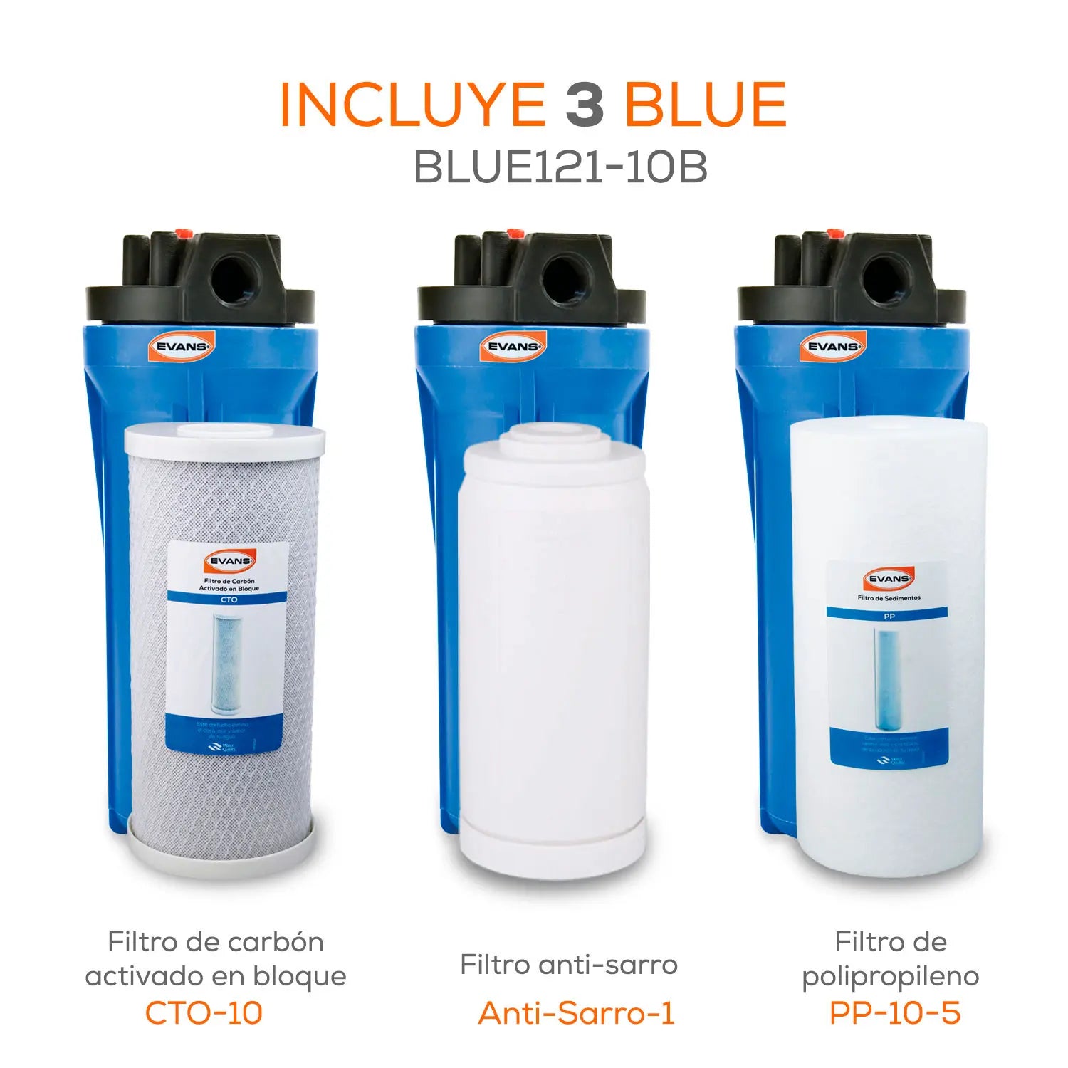 Inhibidor de incrustaciones 4 LPM Marca EVANS. Modelo: KIT-ANTISARRO1