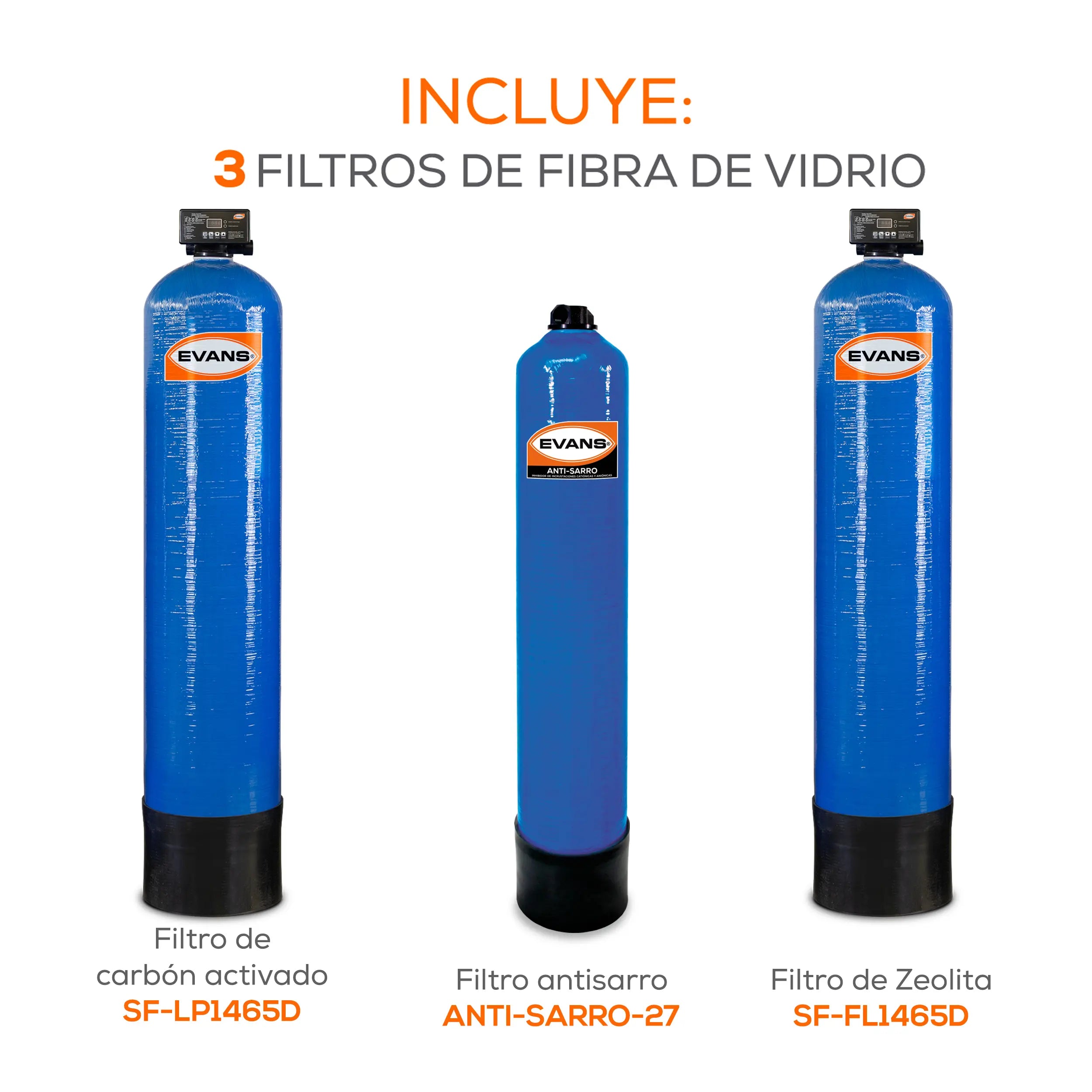 Inhibidor de incrustaciones 102 LPM Marca EVANS. Modelo: KIT-ANTISARRO27