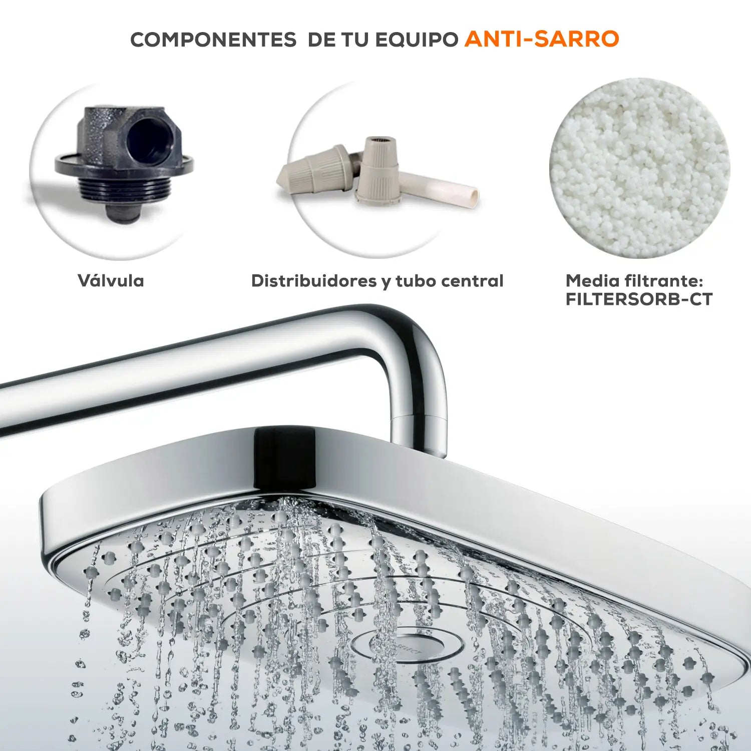 Inhibidor de incrustaciones 102 LPM Marca EVANS. Modelo: KIT-ANTISARRO27