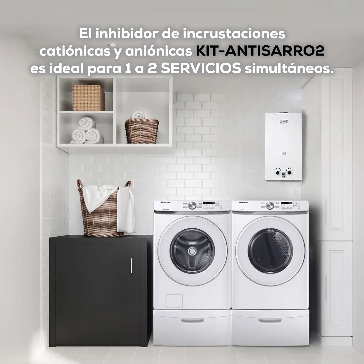 Inhibidor de incrustaciones 8 LPM Marca EVANS. Modelo: KIT-ANTISARRO2