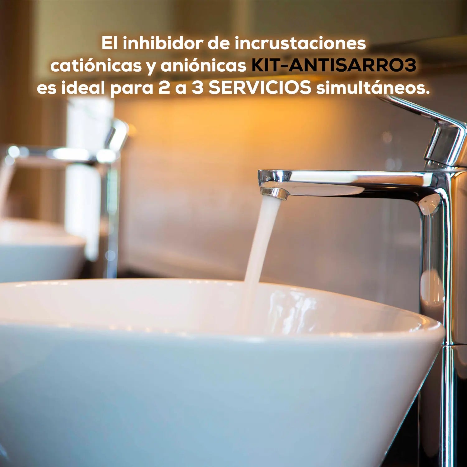 Inhibidor de incrustaciones 11 LPM Marca EVANS. Modelo: KIT-ANTISARRO3