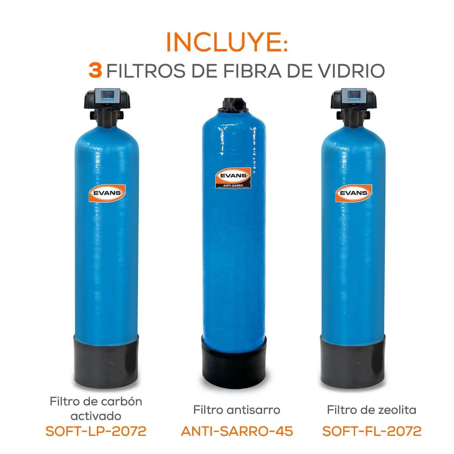 Inhibidor de incrustaciones 170 LPM Marca EVANS. Modelo: KIT-ANTISARRO45
