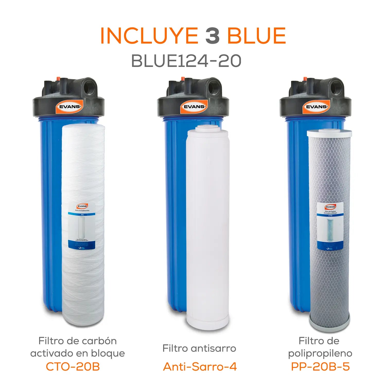 Inhibidor de incrustaciones 15 LPM Marca EVANS. Modelo: KIT-ANTISARRO4