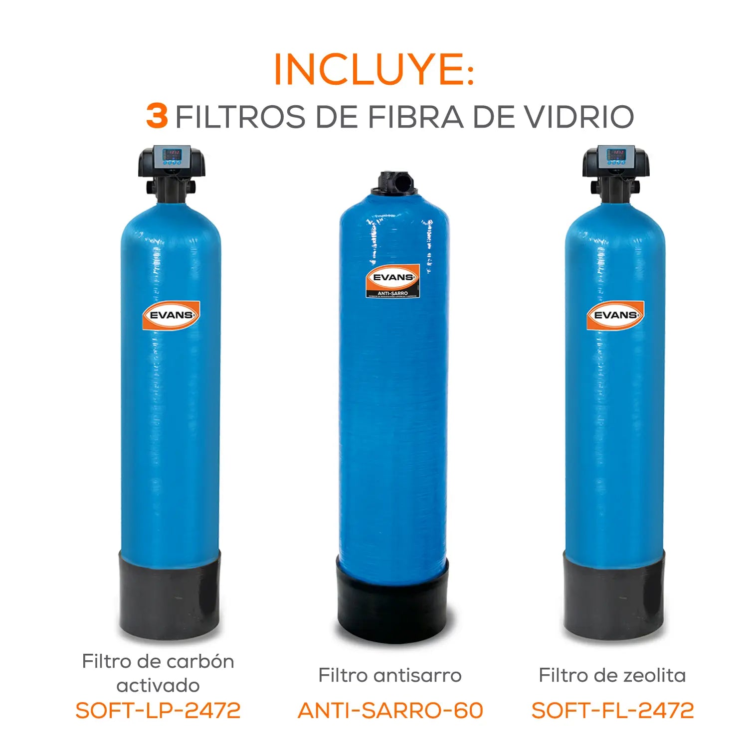 Inhibidor de incrustaciones 227 LPM Marca EVANS. Modelo: KIT-ANTISARRO60