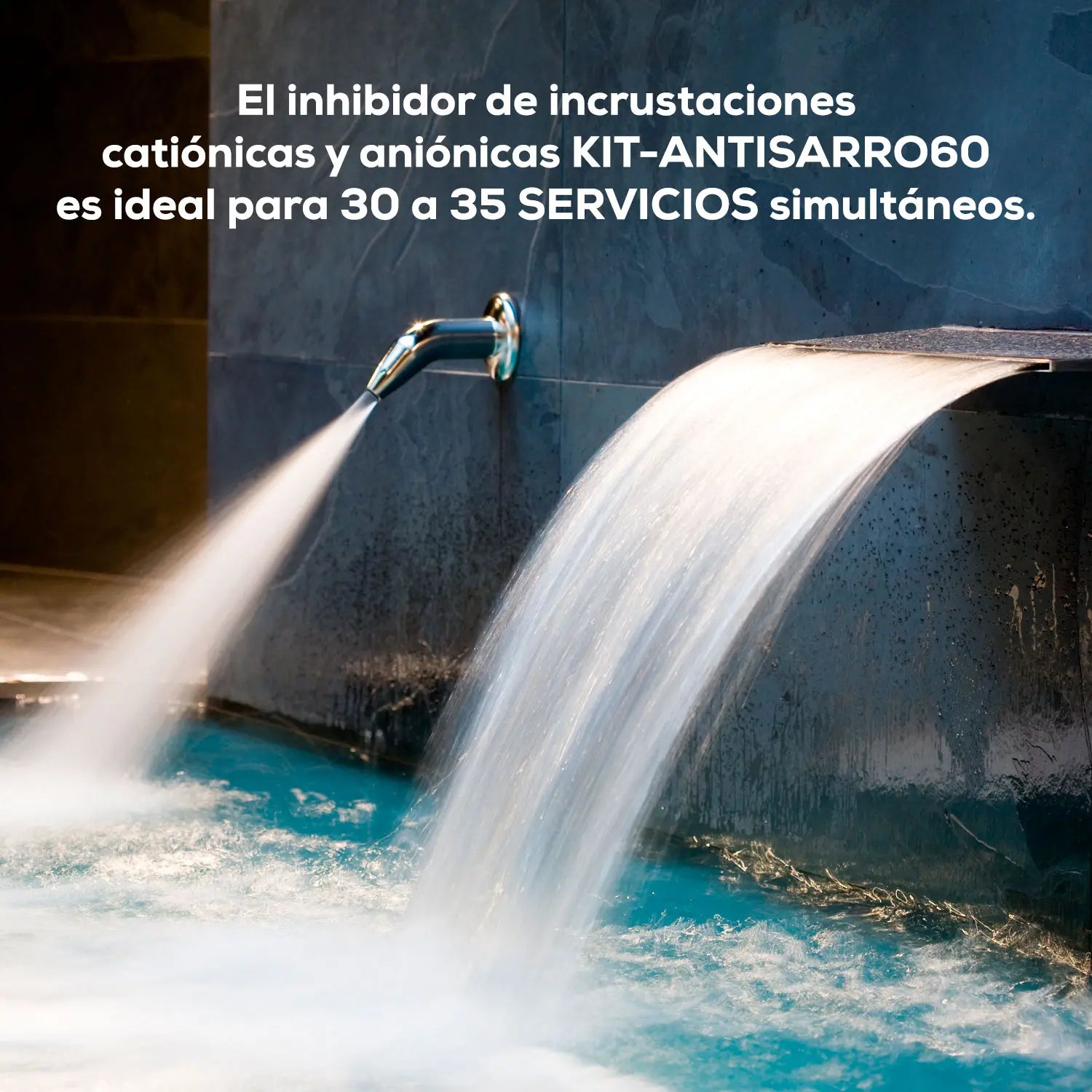 Inhibidor de incrustaciones 227 LPM Marca EVANS. Modelo: KIT-ANTISARRO60