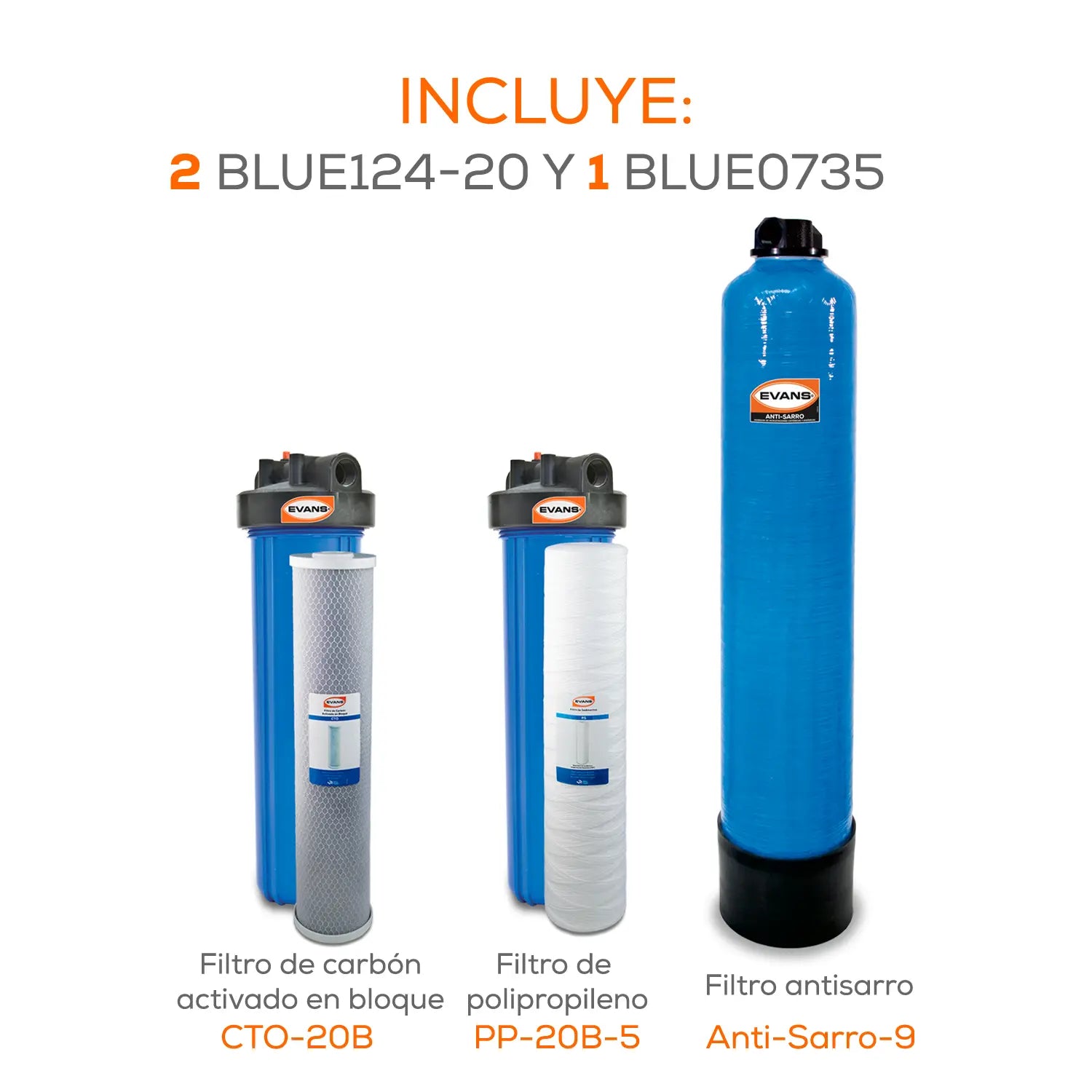 Inhibidor de incrustaciones 34 LPM Marca EVANS. Modelo: KIT-ANTISARRO9