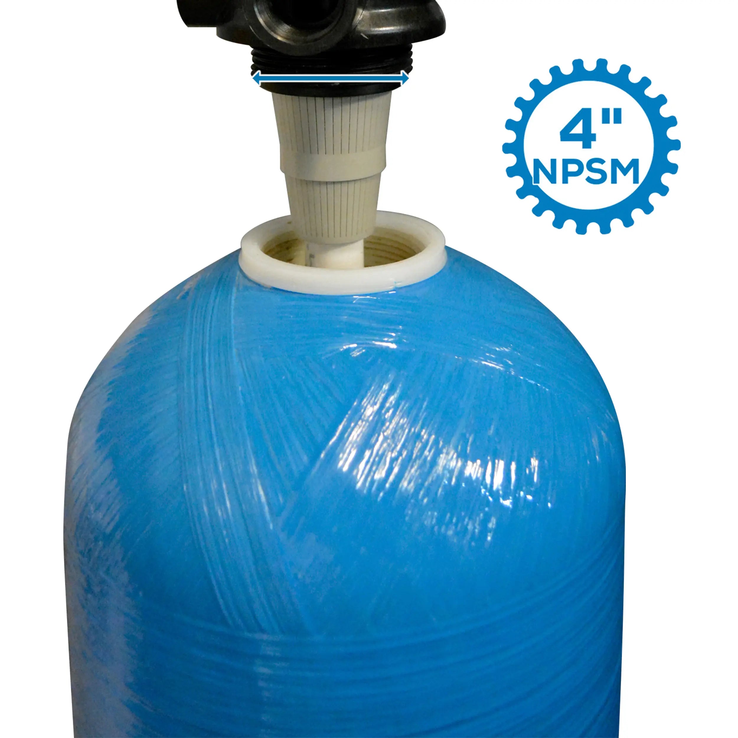 Suavizador de agua 36X72 269 LPM Marca EVANS. Modelo: SOFT-IM-3672