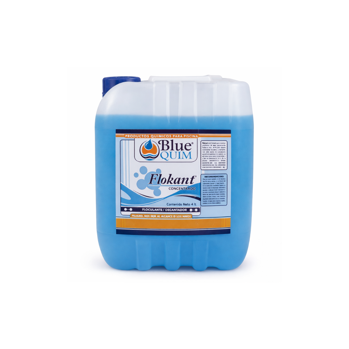 Floculante y Decantador, Flokant 4 Litros – Marca Blue Quim Modelo: Flokant-4