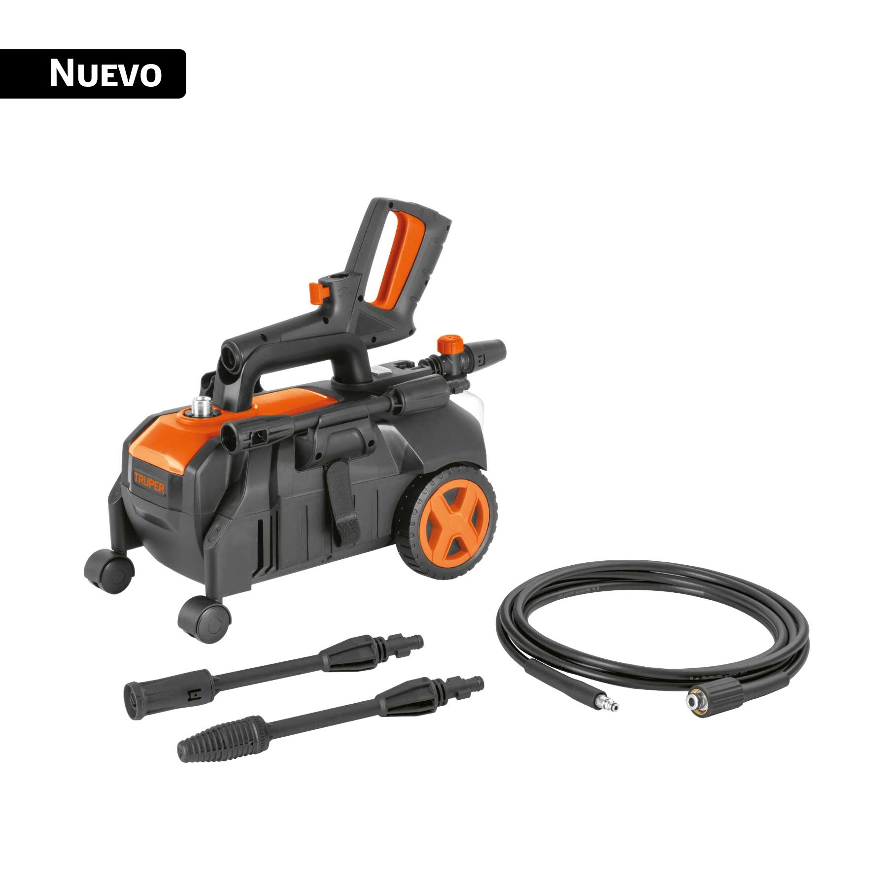 Hidrolavadora eléctrica horizontal 1500 PSI, TRUPER. Modelo: HILA-1500H