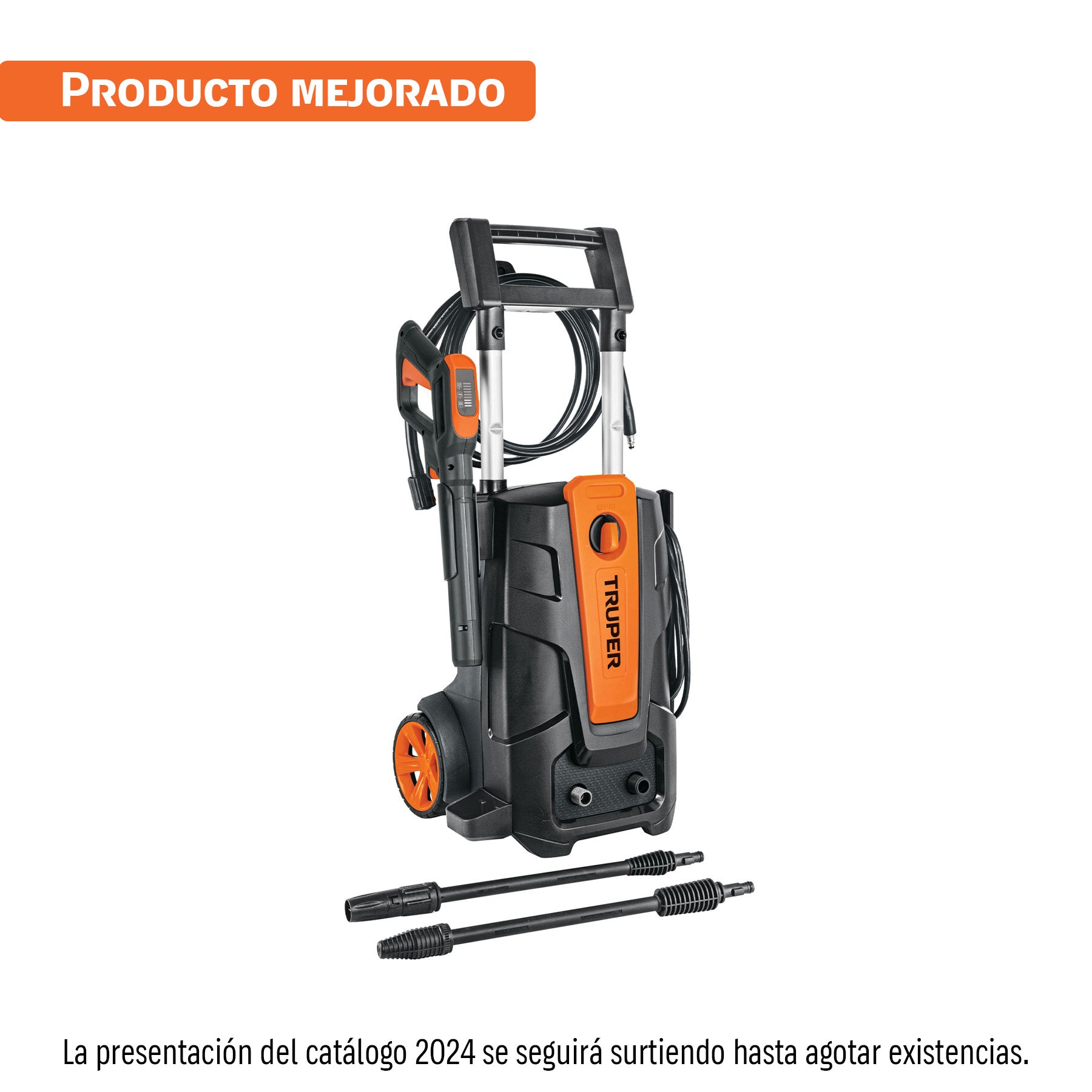 Hidrolavadora eléctrica 2000 PSI, TRUPER. Modelo: HILA-2000