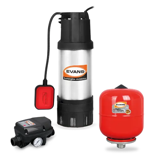 Kit Integral de presión 1 HP Marca EVANS. Modelo: KIT-SUM4