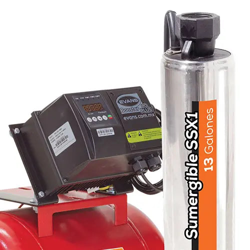 Sistema de presión doméstico 1HP Marca EVANS. Modelo: SPCBP-SX1ME0100