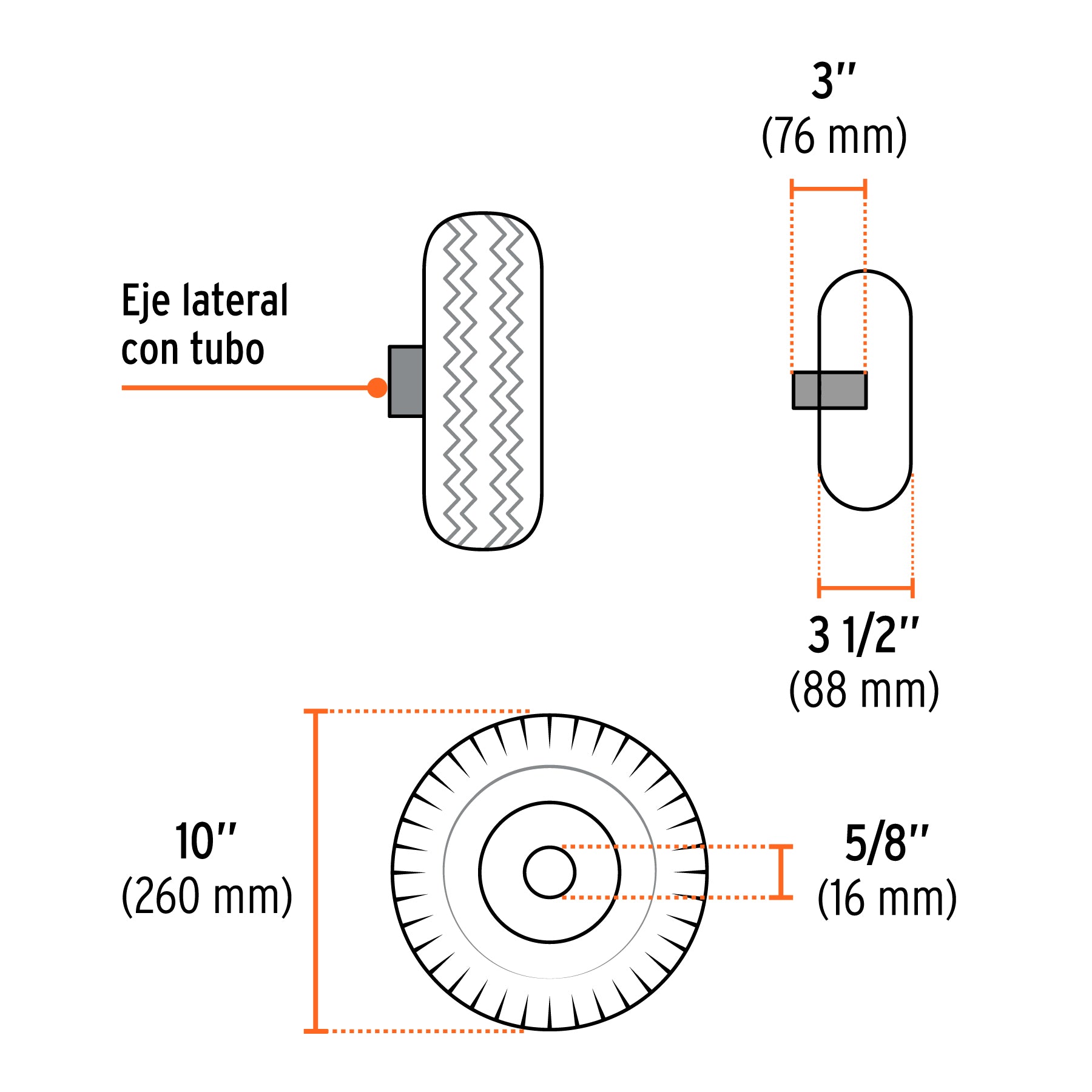 Hidrolavadora con motor a gasolina, 2,800 PSI, TRUPER. Modelo: LAGAS-28