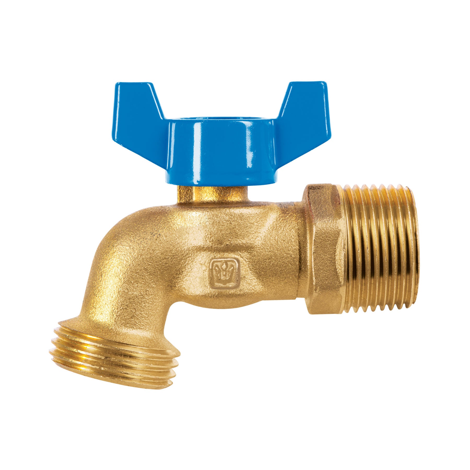 Llave de esfera de latón 3/4' con rosca para manguera, FOSET. Modelo: LLE-151L