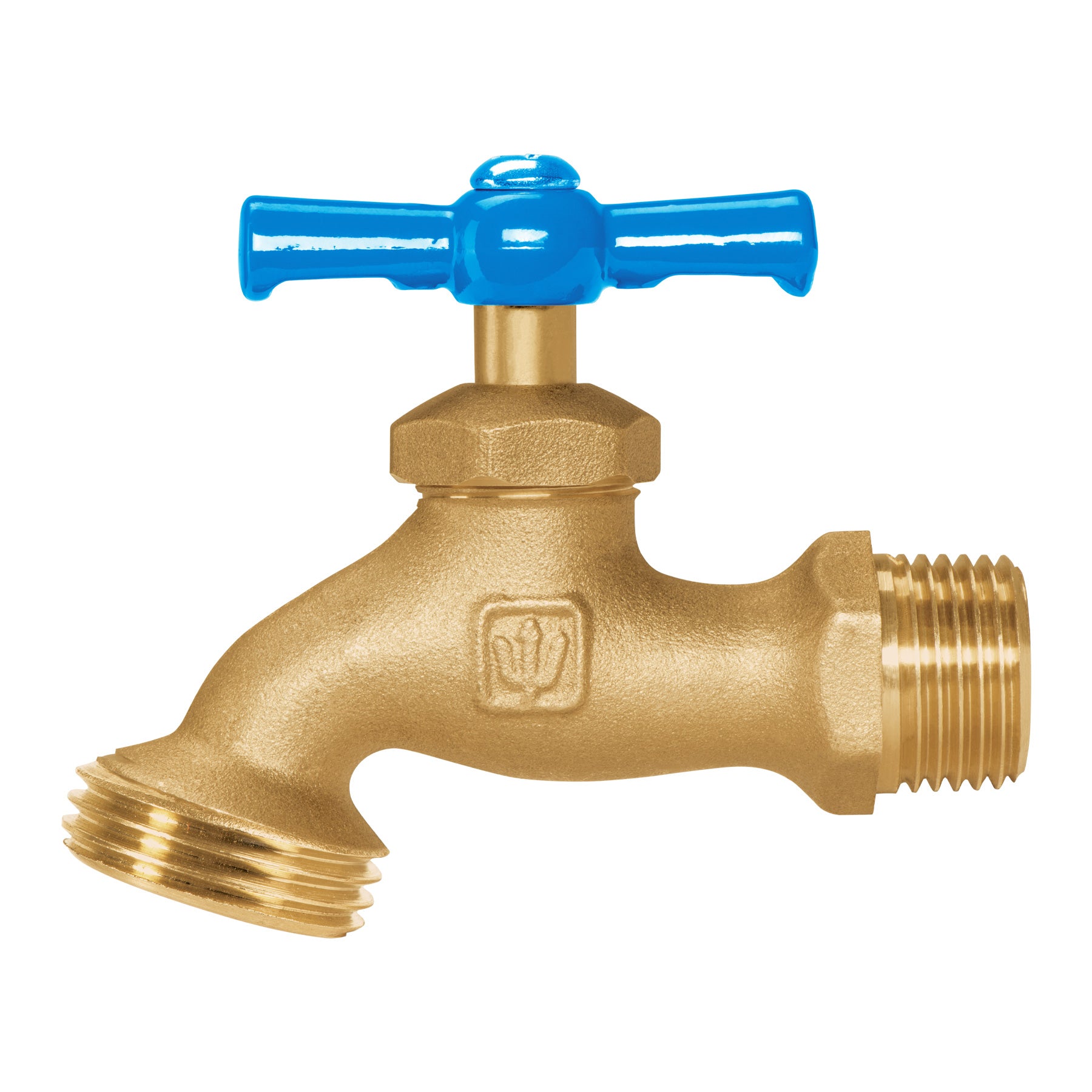 Llave p/manguera, de latón, 140g, 1/2', granel, FOSET. Modelo: LLJ-140