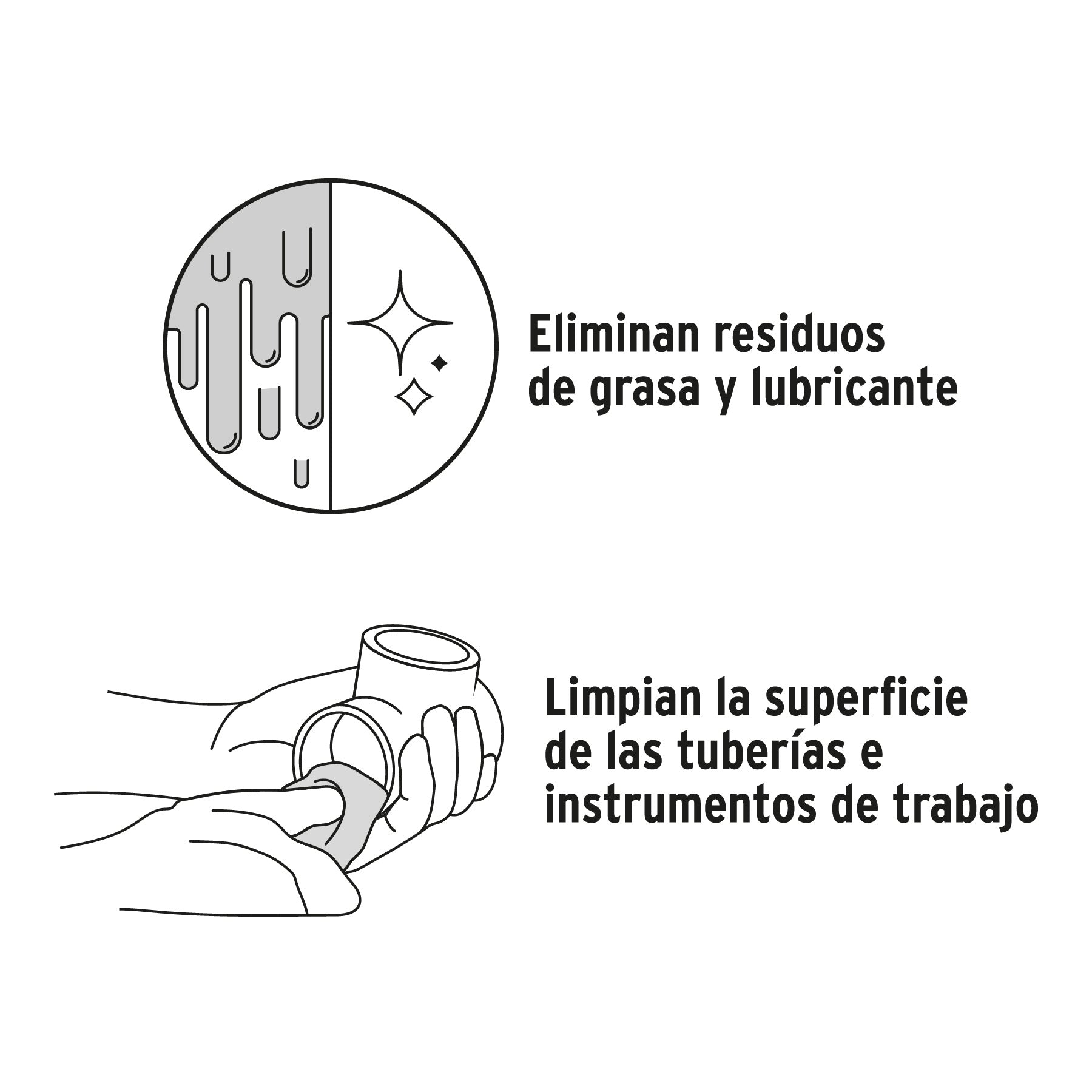 Limpiador para PVC y CPVC, lata 500ml, FOSET. Modelo: LPVC-500