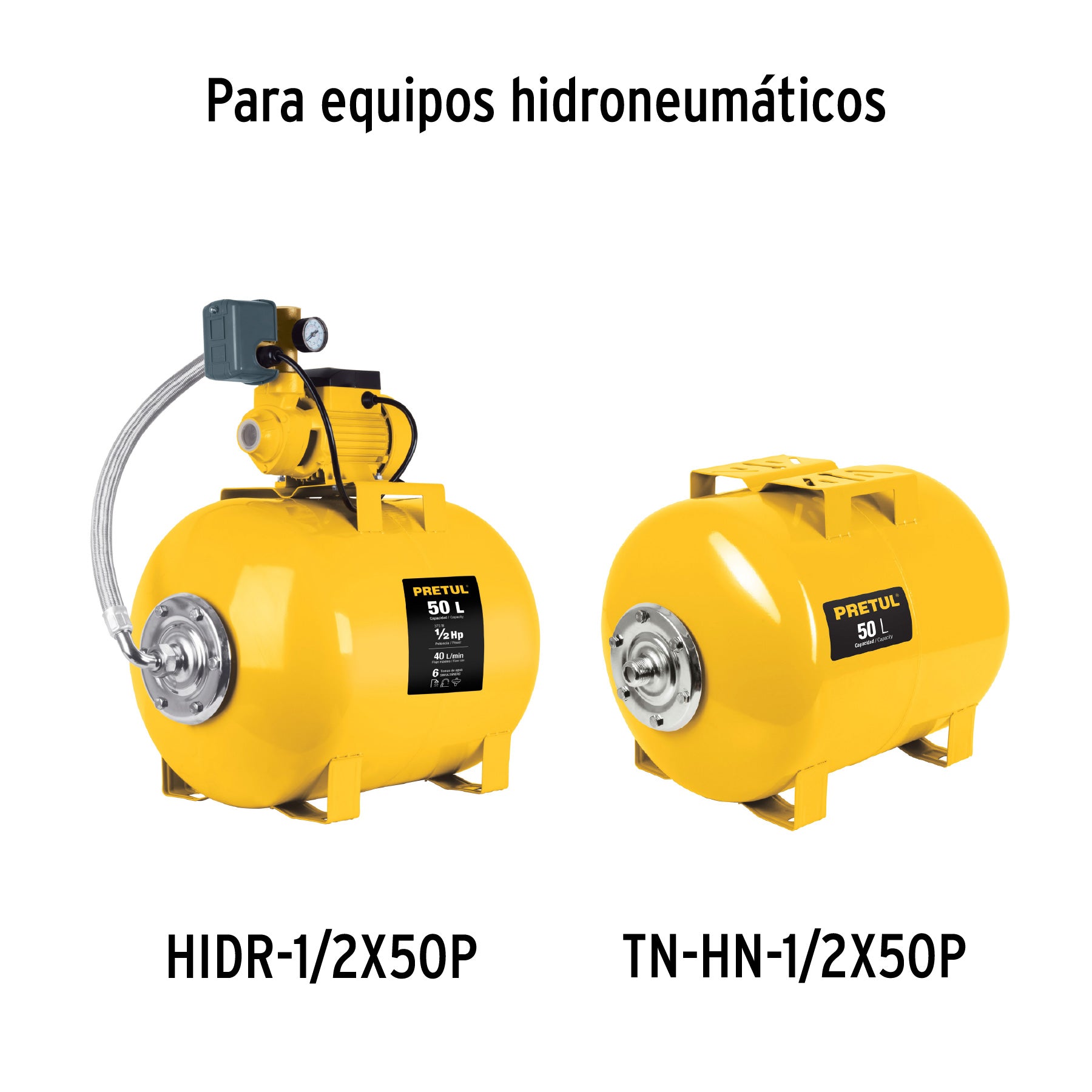 Membrana para hidroneumático HIDR-1/2X50P, PRETUL. Modelo: M-HN-1/2X50P
