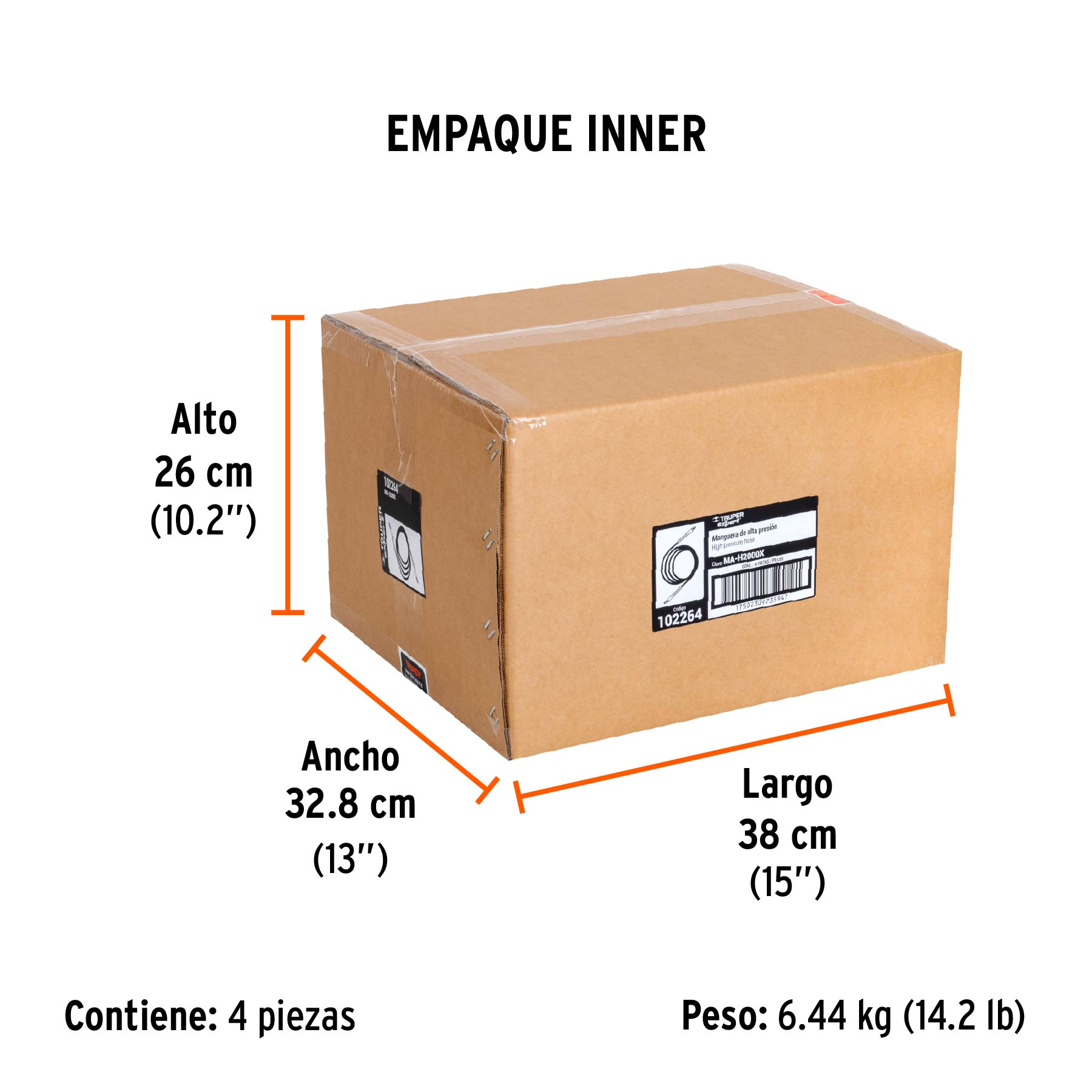 Manguera para HILA-2000X, TRUPER EXPERT. Modelo: MA-H2000X