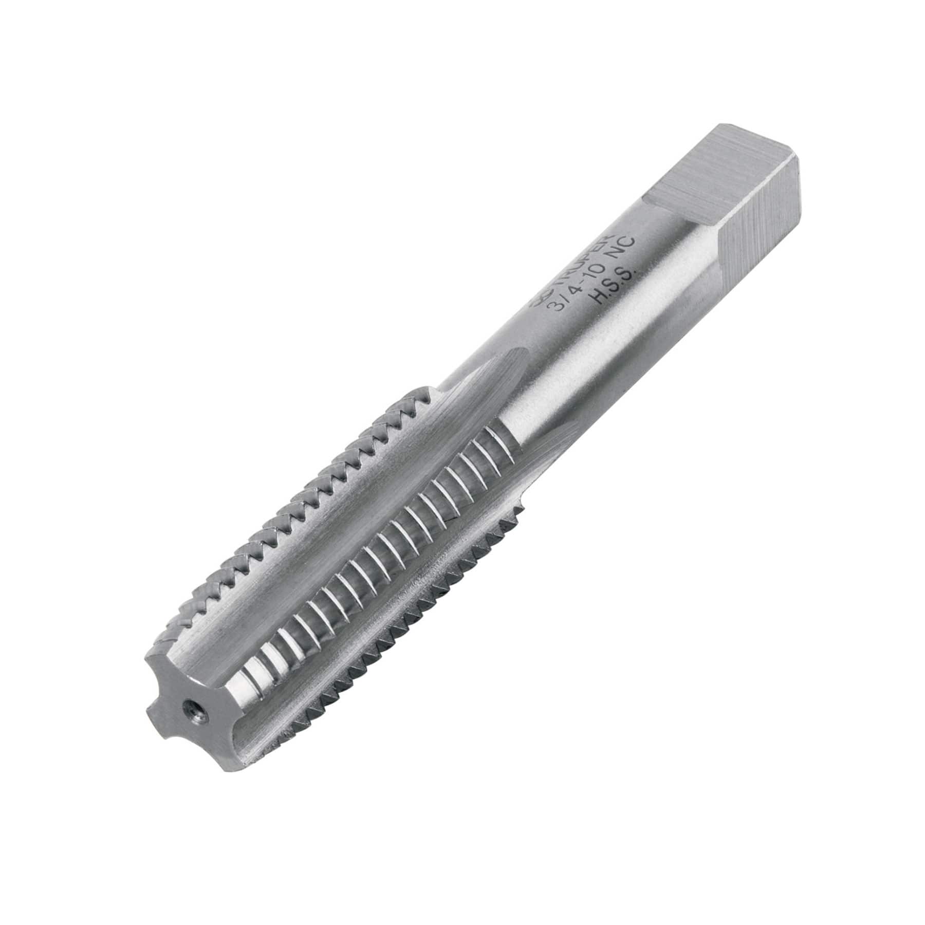 Machuelo semicónico 3/4'x10 UNC, estuche individual, TRUPER. Modelo: MT-3/4X10