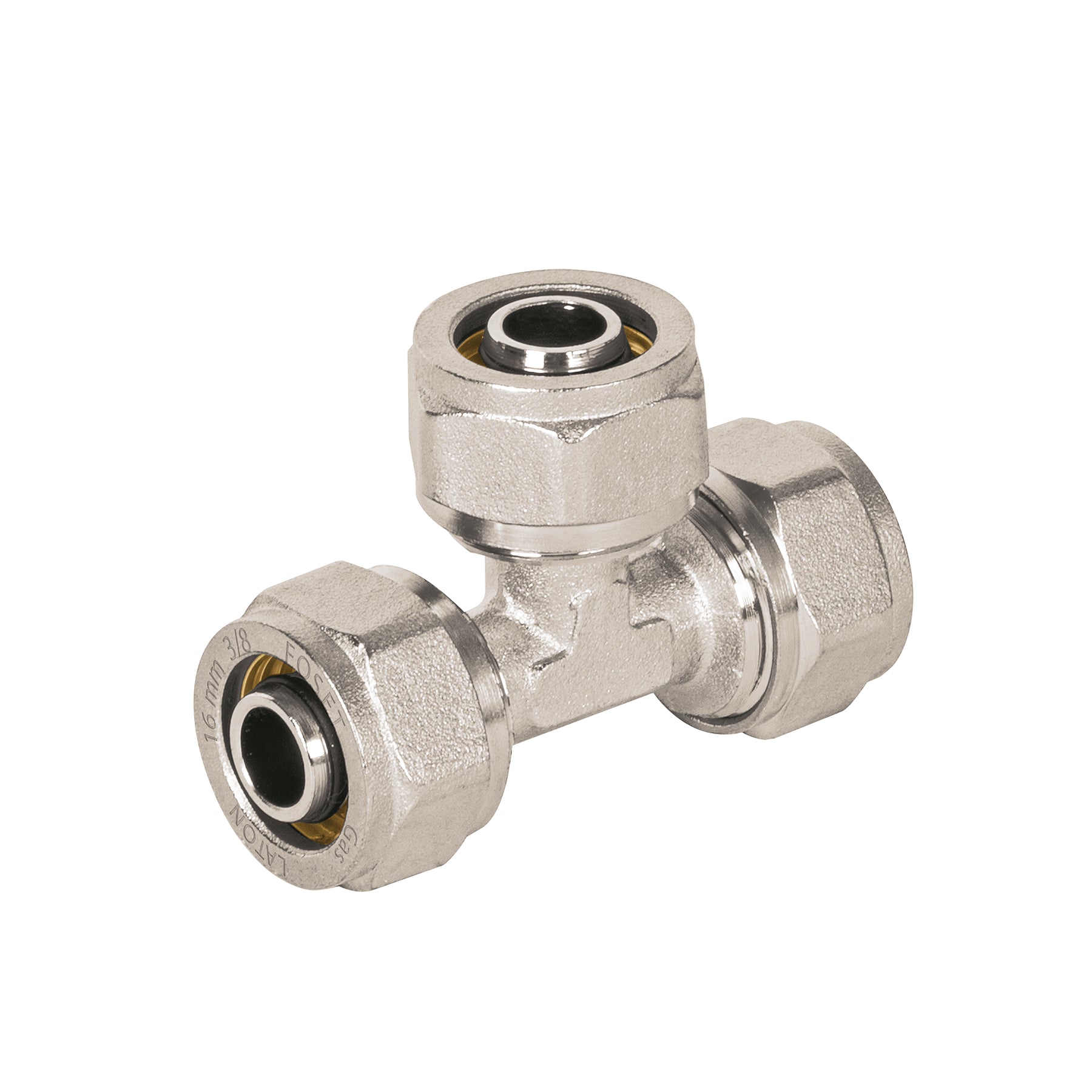Tee para PEALPE, 3/8', FOSET. Modelo: PPG-38T