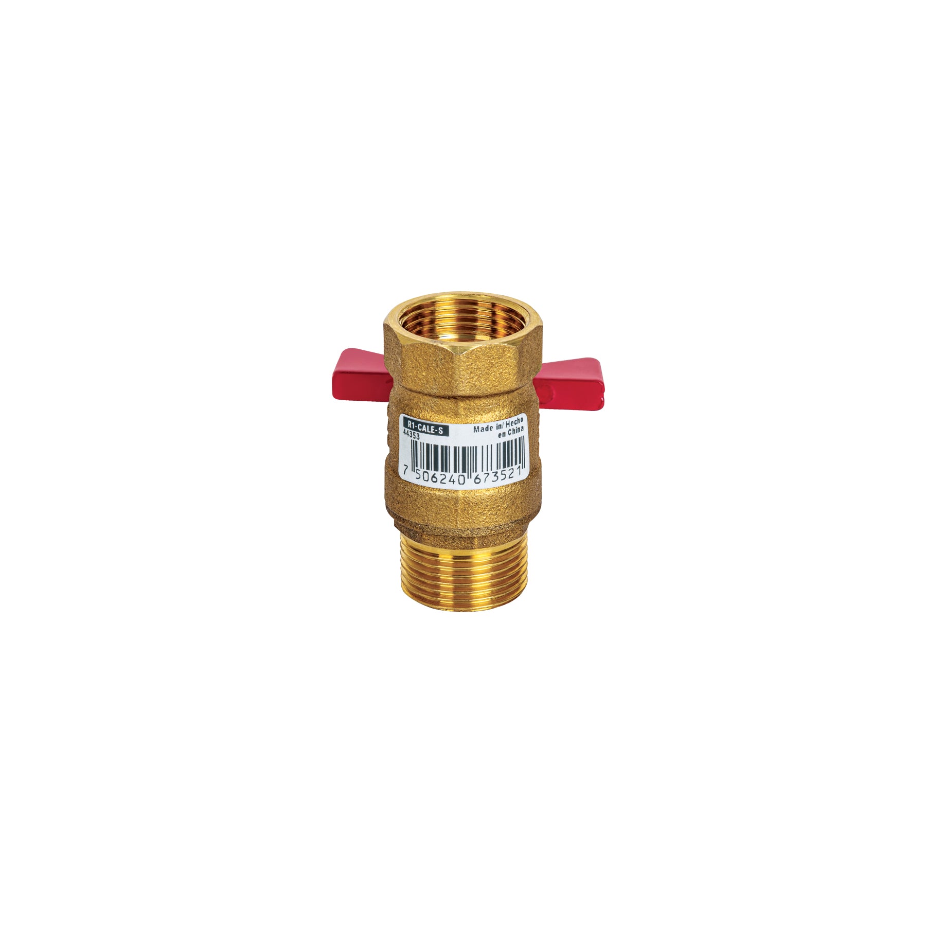 Válvula de drenado para calentador solar, 3/4', FOSET. Modelo: R1-CALE-S