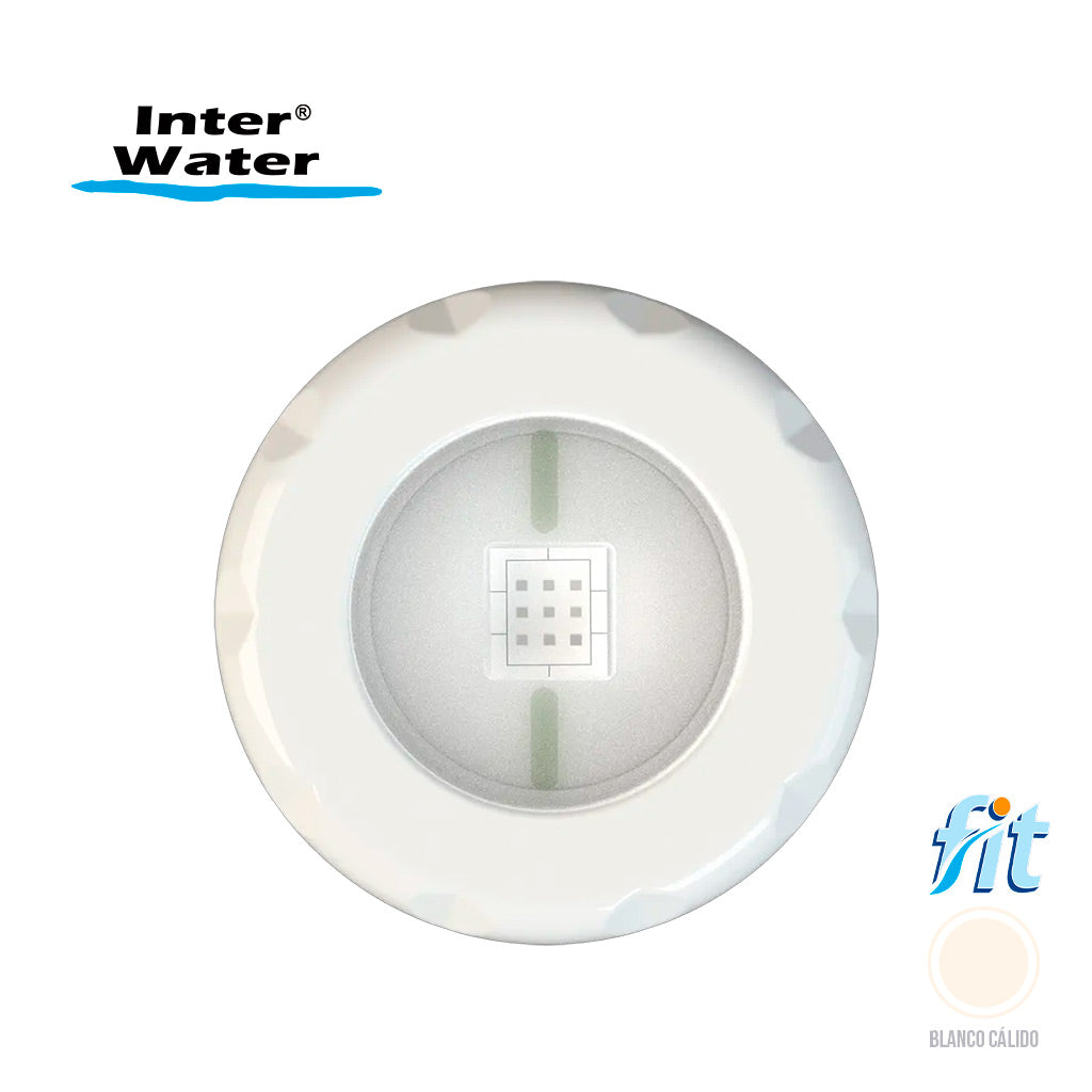 Reflector Fit 1 1/2", Blanco calido, 10W, 12V, cable 15 mts, AC. Modelo: FWW-10-15