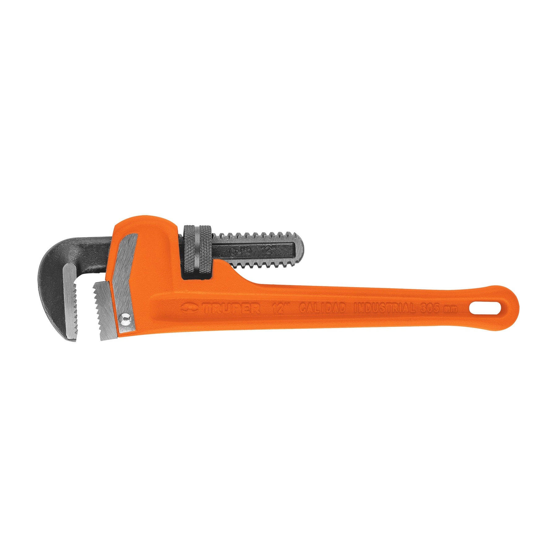 Llave stilson 12' cuerpo robusto de hierro dúctil, TRUPER. Modelo: STI-12