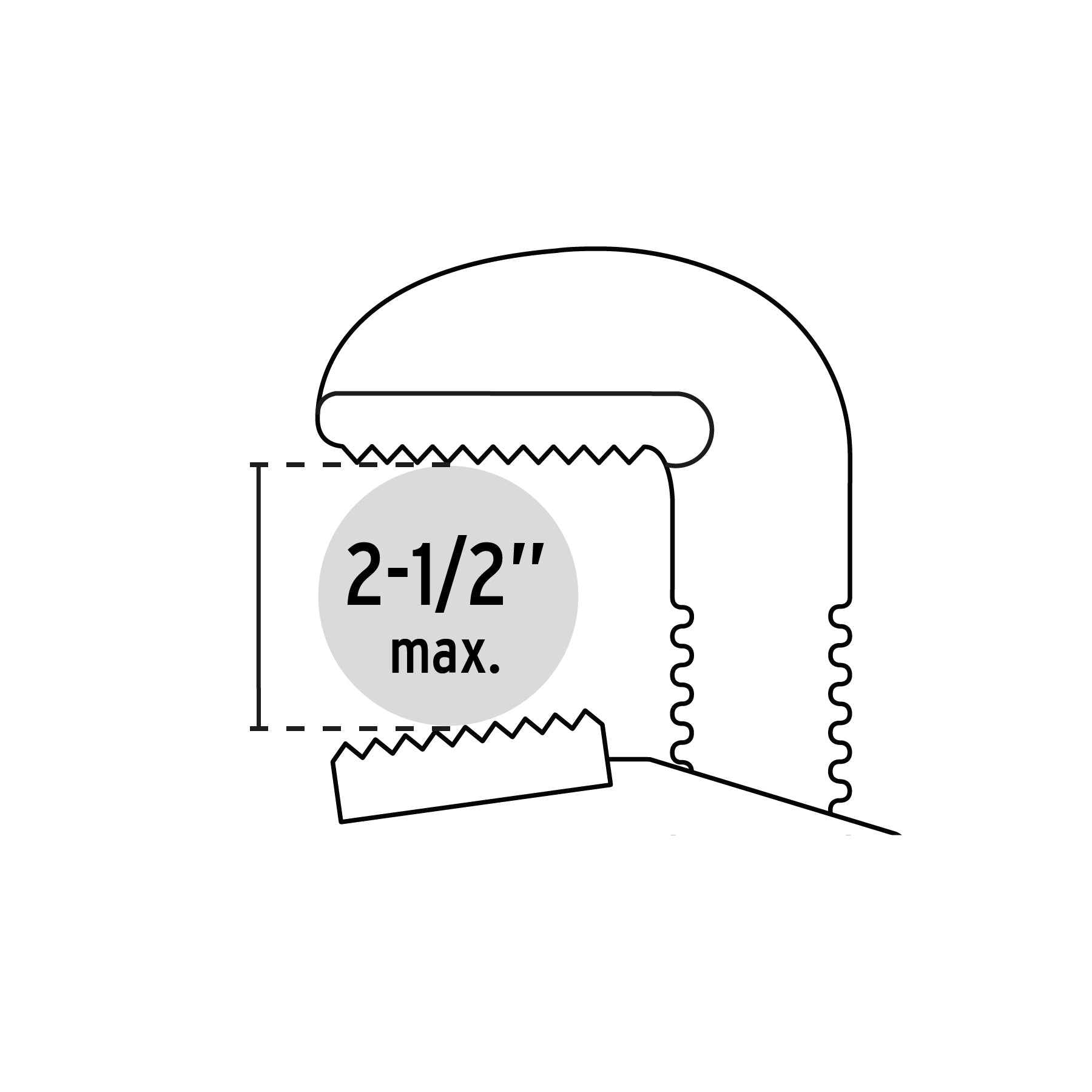 Llave stilson 24' cuerpo de hierro maleable, PRETUL. Modelo: STI-24P