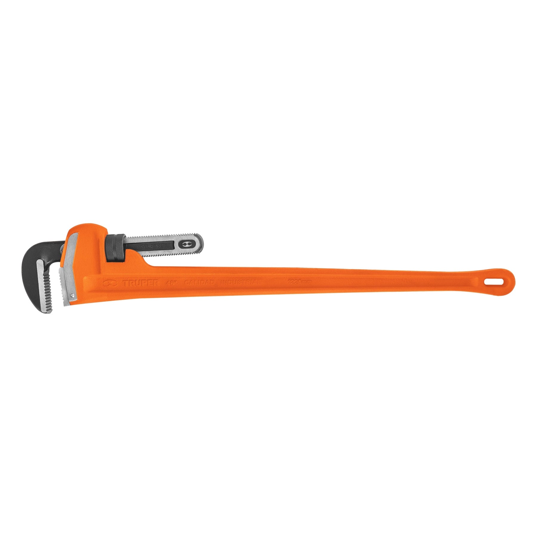 Llave stilson 48' cuerpo robusto de hierro dúctil, TRUPER. Modelo: STI-48