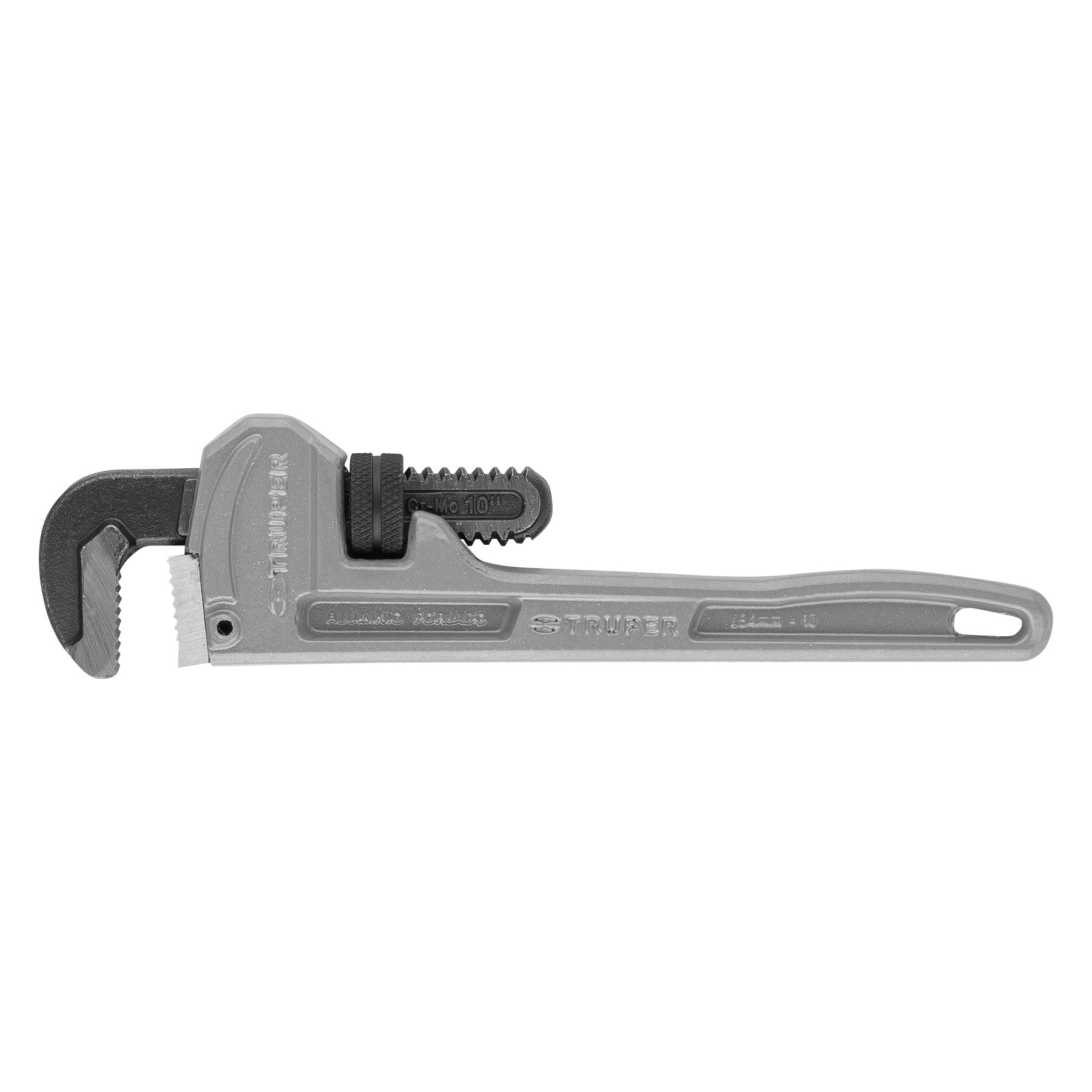 Llave stilson 10' cuerpo de aluminio, TRUPER. Modelo: STIA-10