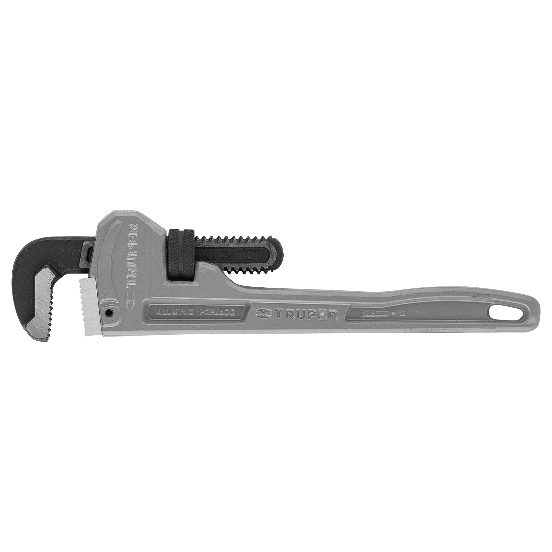 Llave stilson 12' cuerpo de aluminio, TRUPER. Modelo: STIA-12