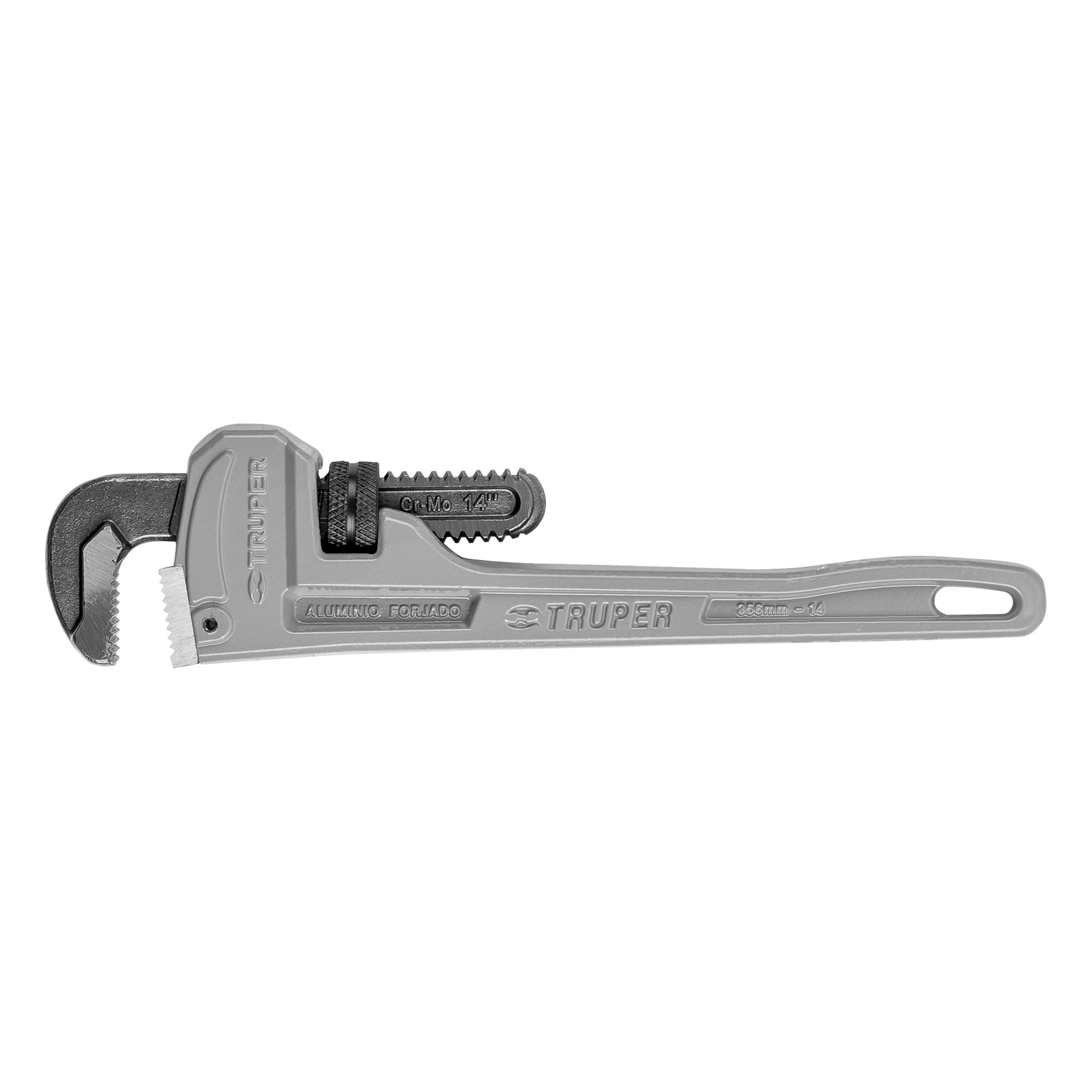 Llave stilson 14' cuerpo de aluminio, TRUPER. Modelo: STIA-14