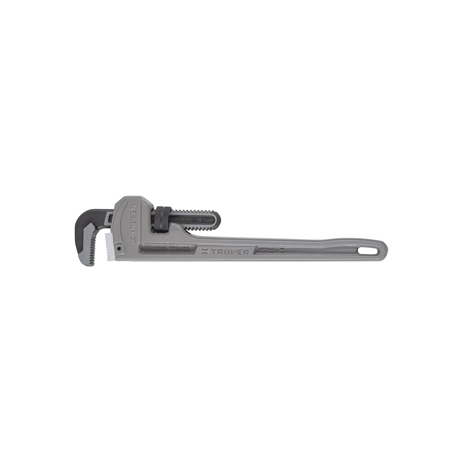 Llave stilson 18' cuerpo de aluminio, TRUPER. Modelo: STIA-18