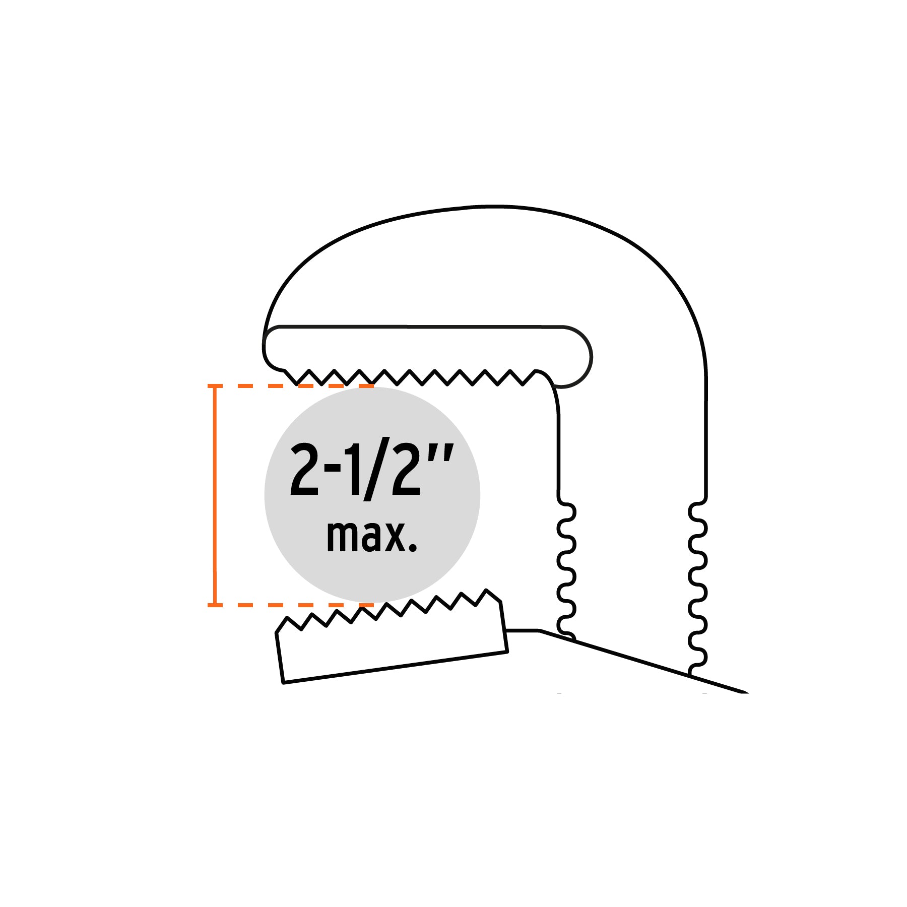 Llave stilson 24' cuerpo de aluminio, TRUPER. Modelo: STIA-24