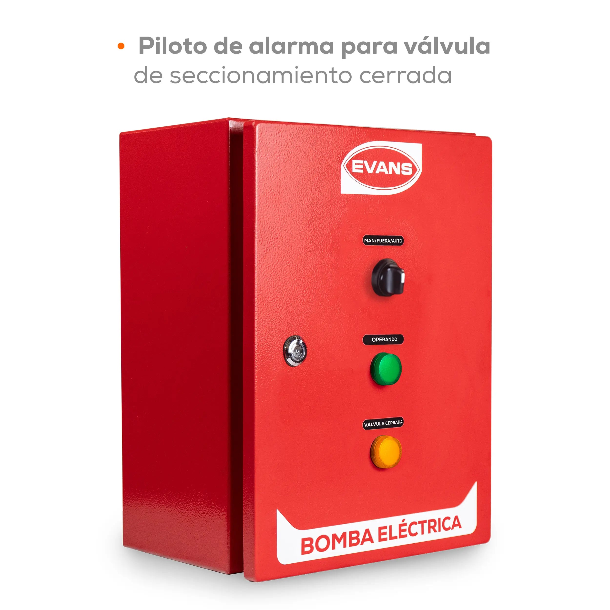 Tab. bomba eléctrica 10 HP 220V Marca EVANS. Modelo: AB-ABE10G