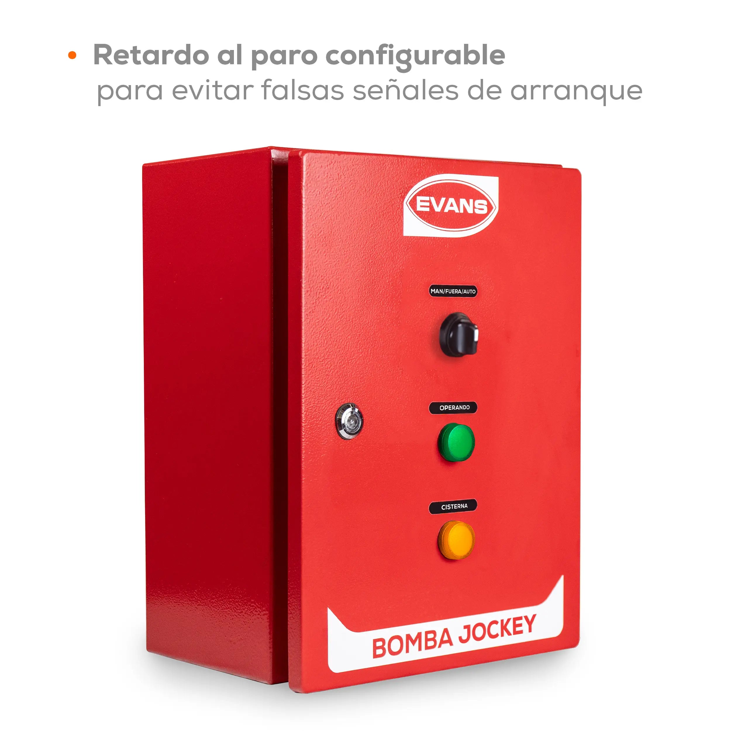 Tablero bomba jockey 2 HP 220V Marca EVANS. Modelo: AB-ABJ2G