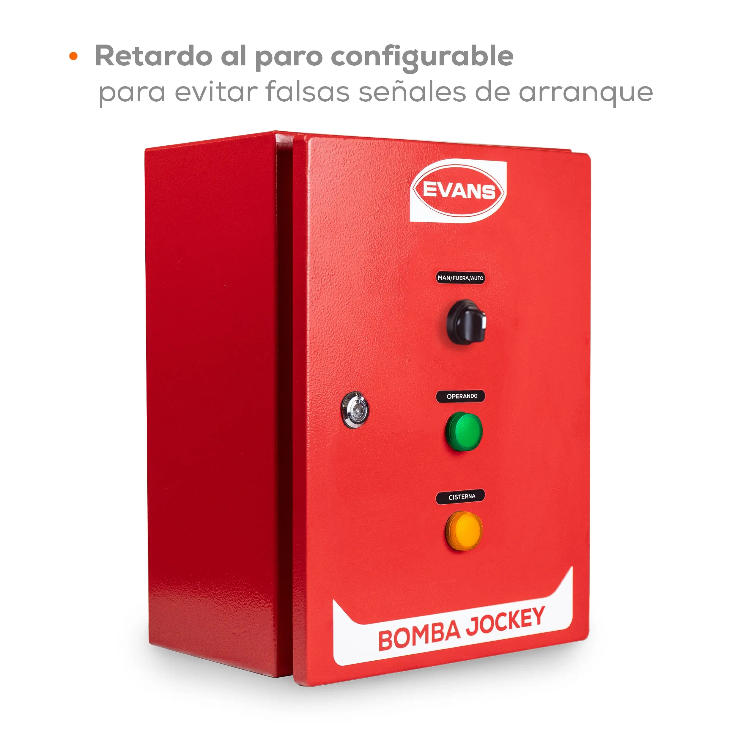 Tablero bomba jockey 2 HP 440V Marca EVANS. Modelo: AB-ABJ2H