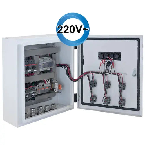 Alternador simultaneador 3X5 HP Marca EVANS. Modelo: AB-AST500G