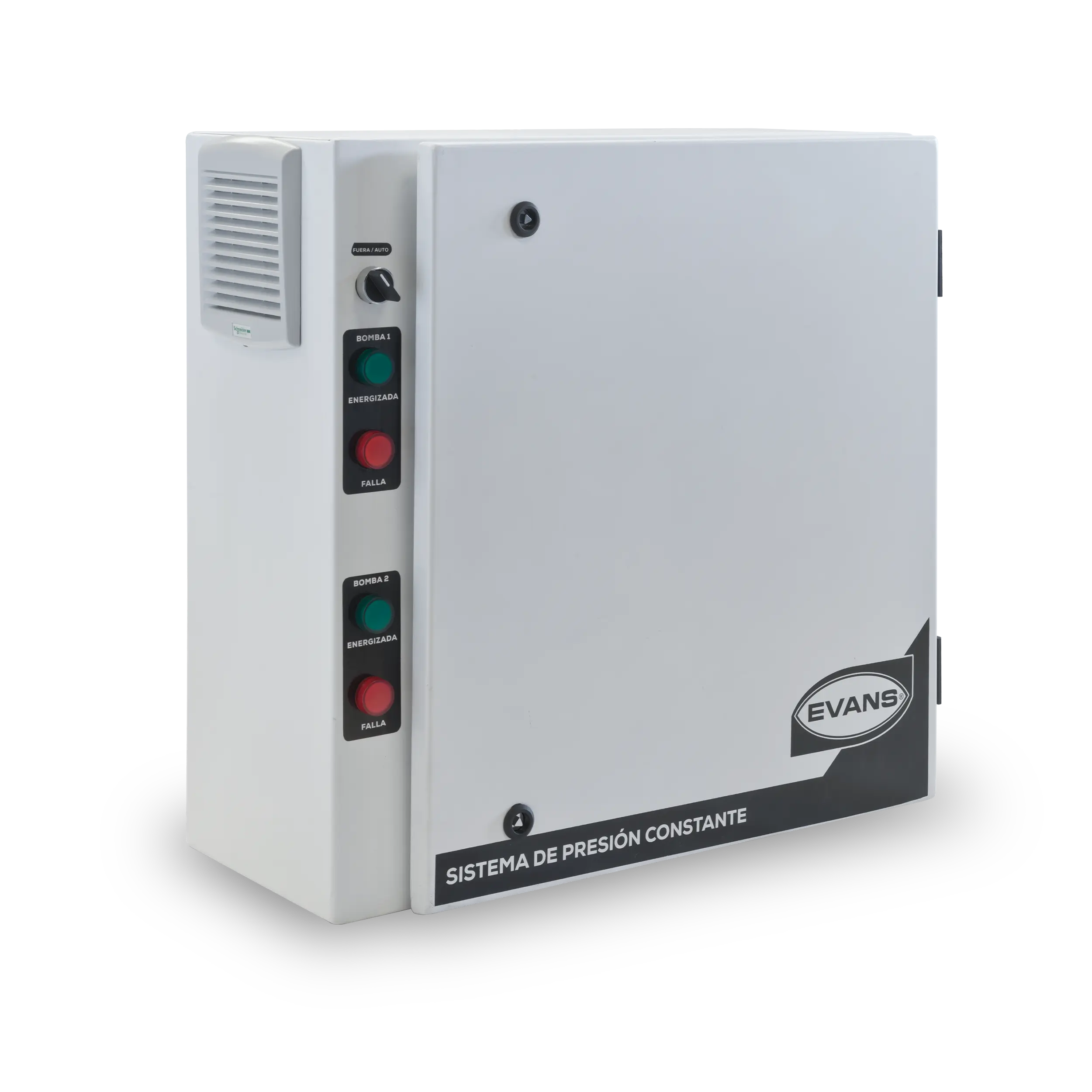 Gabinete presión constante 3HP Marca EVANS. Modelo: GPC2BP-3G