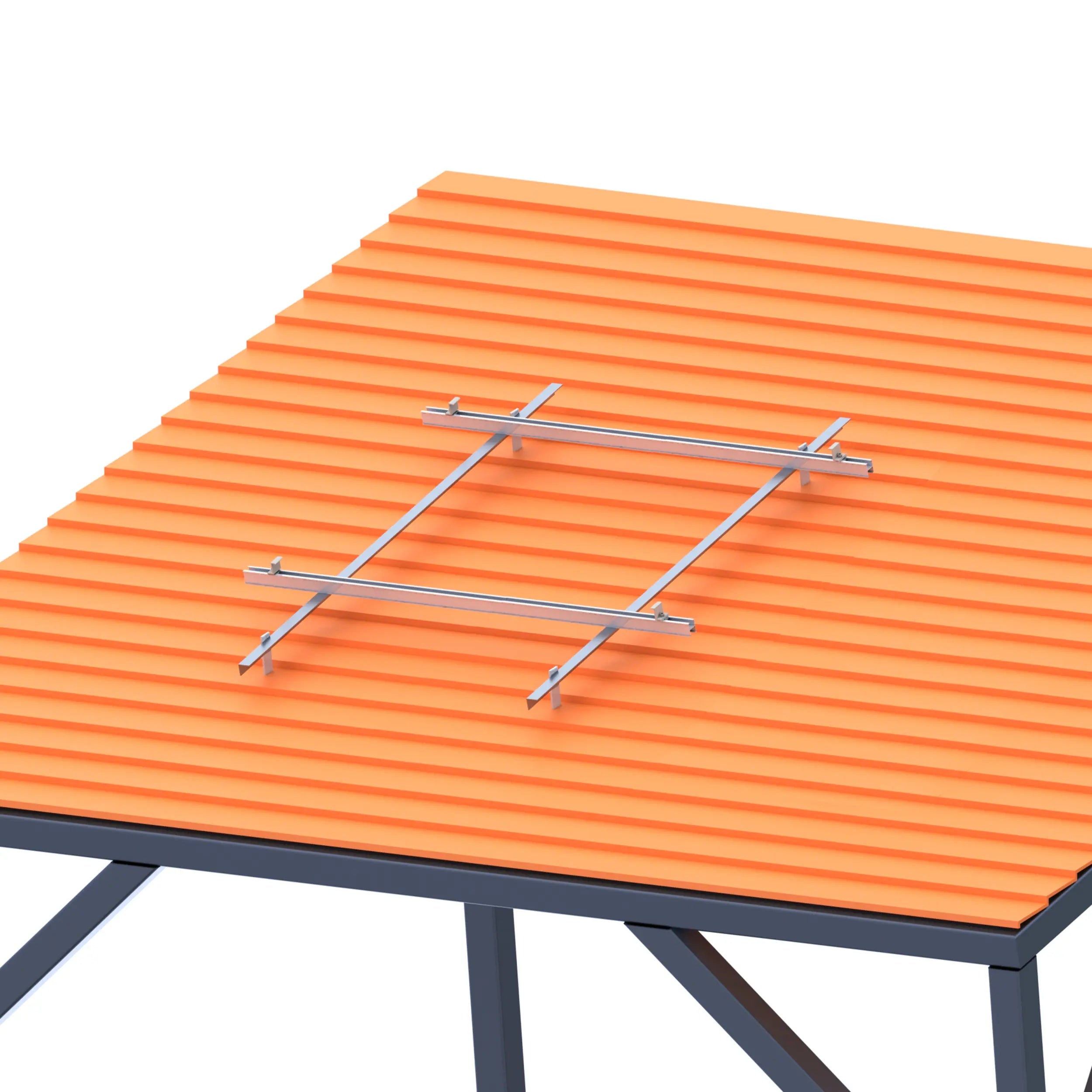 Estructura 1 paneles solares Marca EVANS. Modelo: ASB01MFVIN-1X1