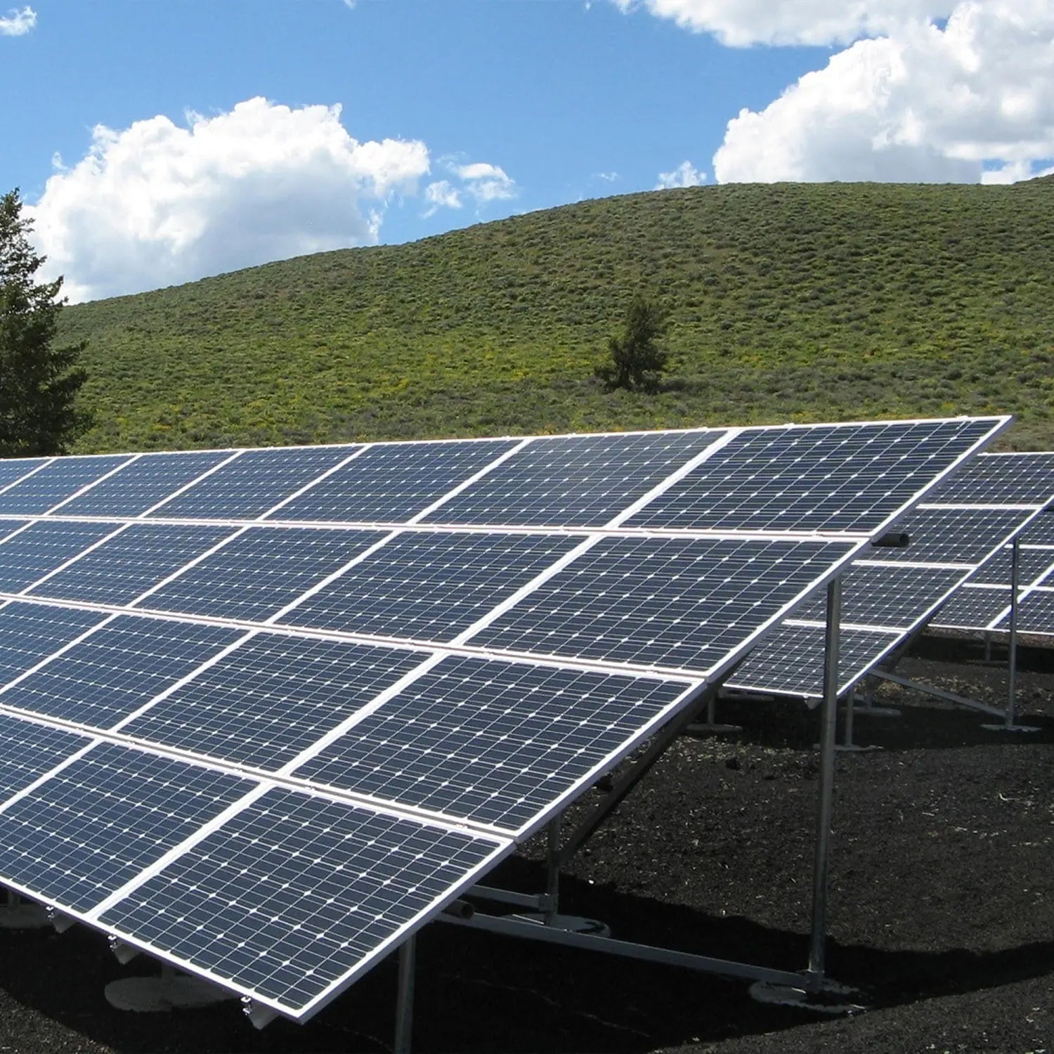Estructura 20 paneles solares Marca EVANS. Modelo: ASB20MFVL-2X10