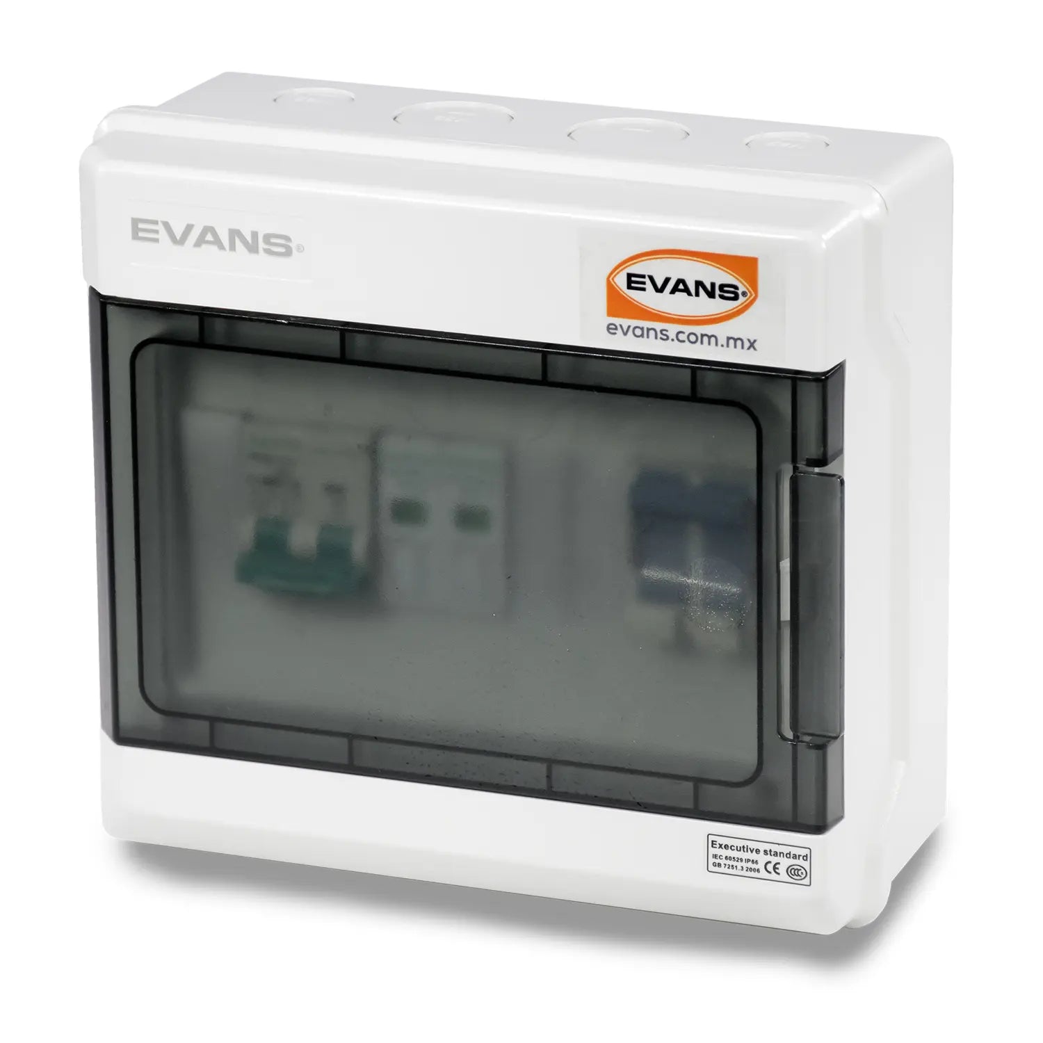 Caja Combinadora Solar AC Marca EVANS. Modelo: CBFV-VCA-32A