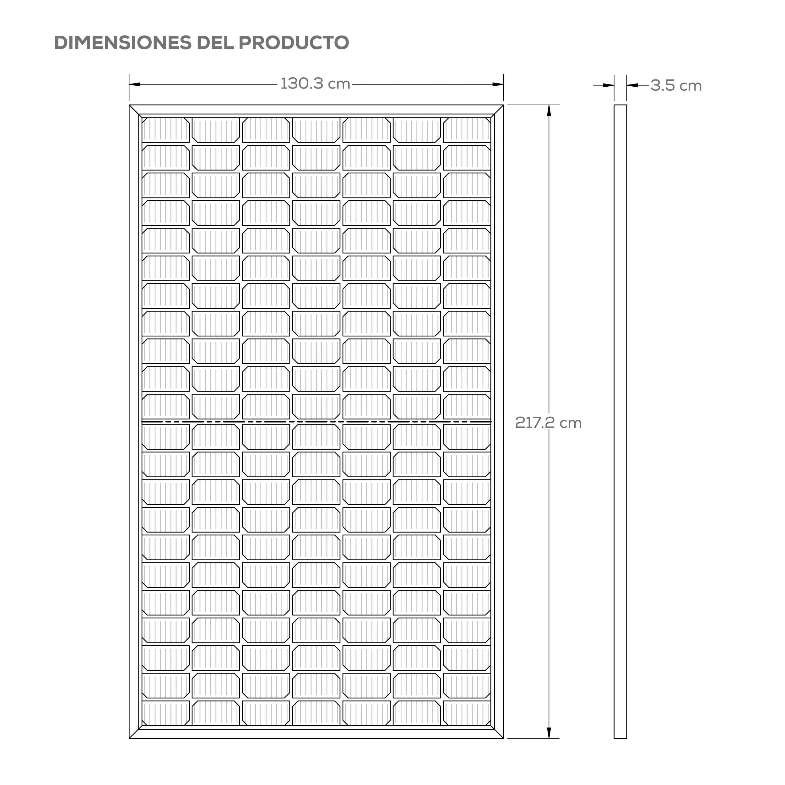 Kit Solar 2.6 kW Marca EVANS. Modelo: GEN-SOL2.6KW2x4