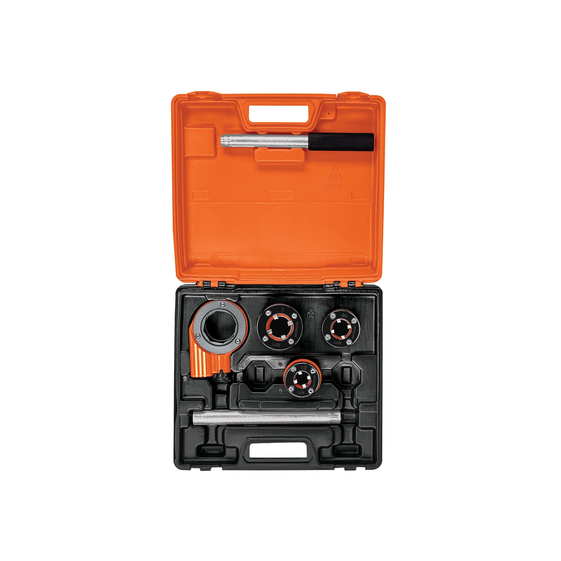 Juego de 4 tarrajas para tubo de 1/2' a 1', TRUPER. Modelo: TA-850