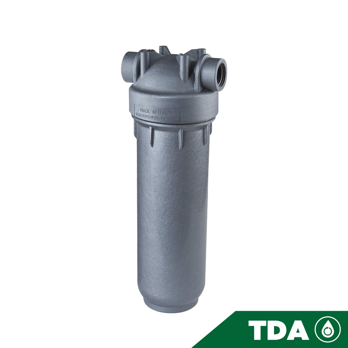 PORTAFILTRO GRIS DP 10 MONO 1/2" NPT IN SANIC BG Marca ATLAS FILTRI. Modelo: SA1380322