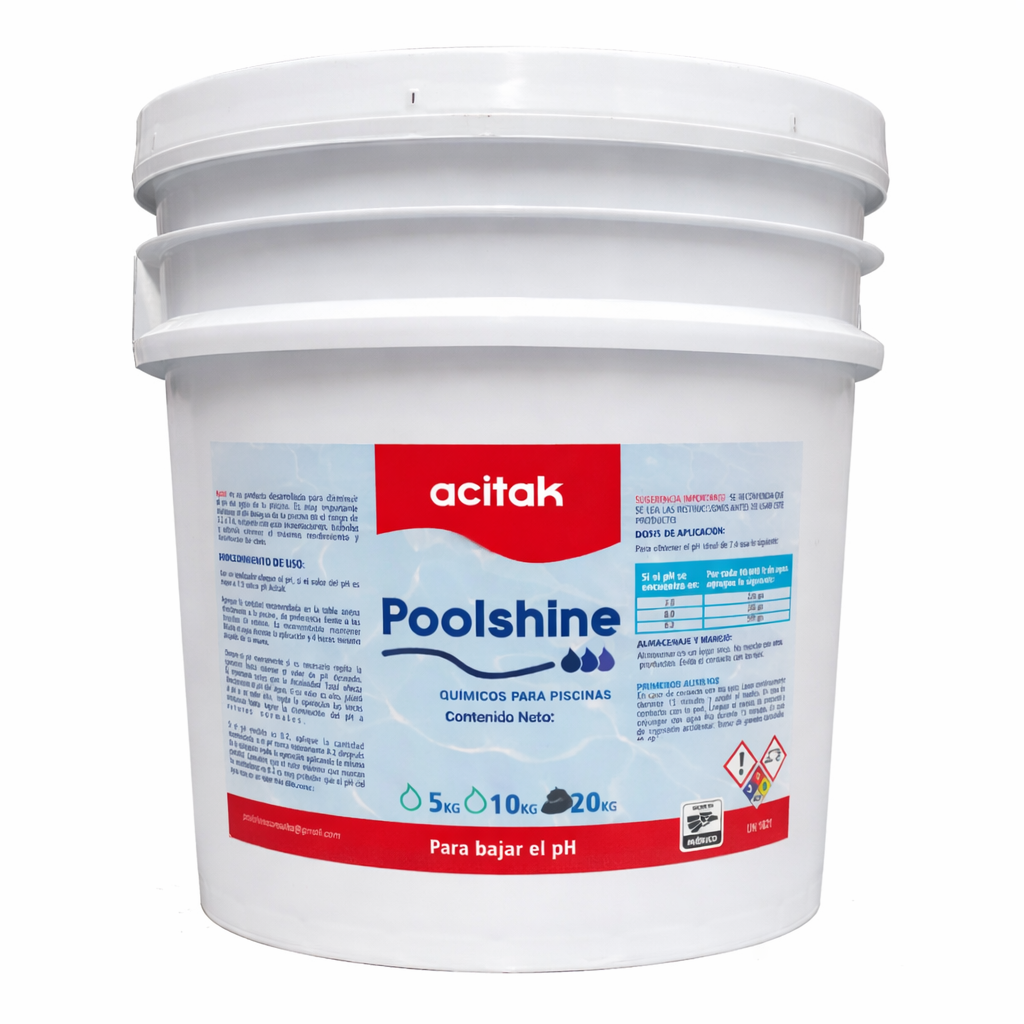 pH- 20 kilos - Reductor de pH- Acitak Marca Poolshine