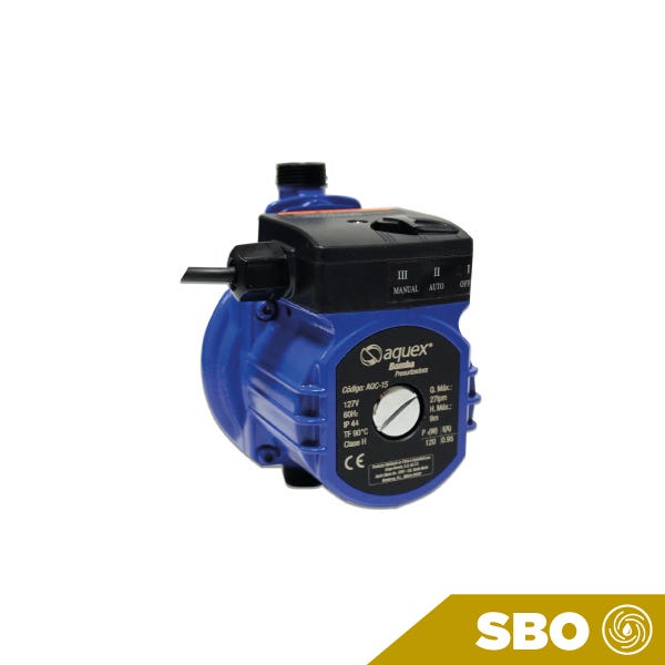 BOMBA PRESURIZADORA AUTOMATICA AQUEX 1/6HP 1/60/127V Marca AQUEX. Modelo: AQC-15