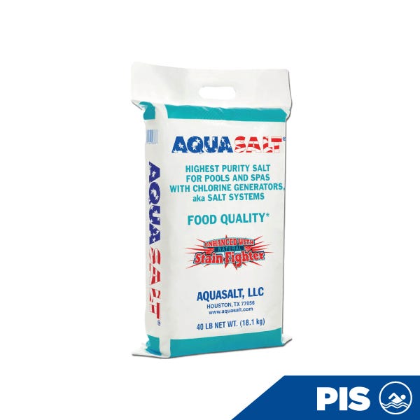 SAL EN GRANO AQUA SALT SACO 40 LBS Marca AQUASALT. Modelo: 114600