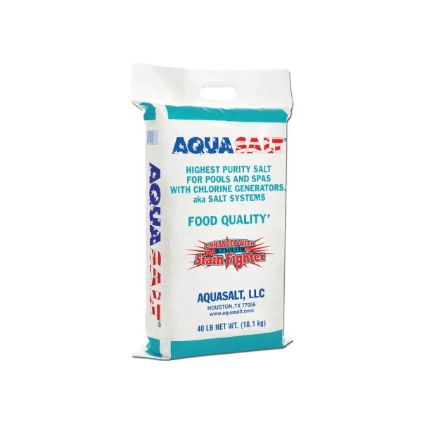 SAL EN GRANO AQUA SALT SACO 40 LBS Marca AQUASALT. Modelo: 114600