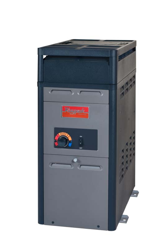 CALENTADOR ANALOGO, P-R106A-AP-C LP INCLUYE TAPA P/ INST. EXT Marca RAYPAK. Modelo: 114004